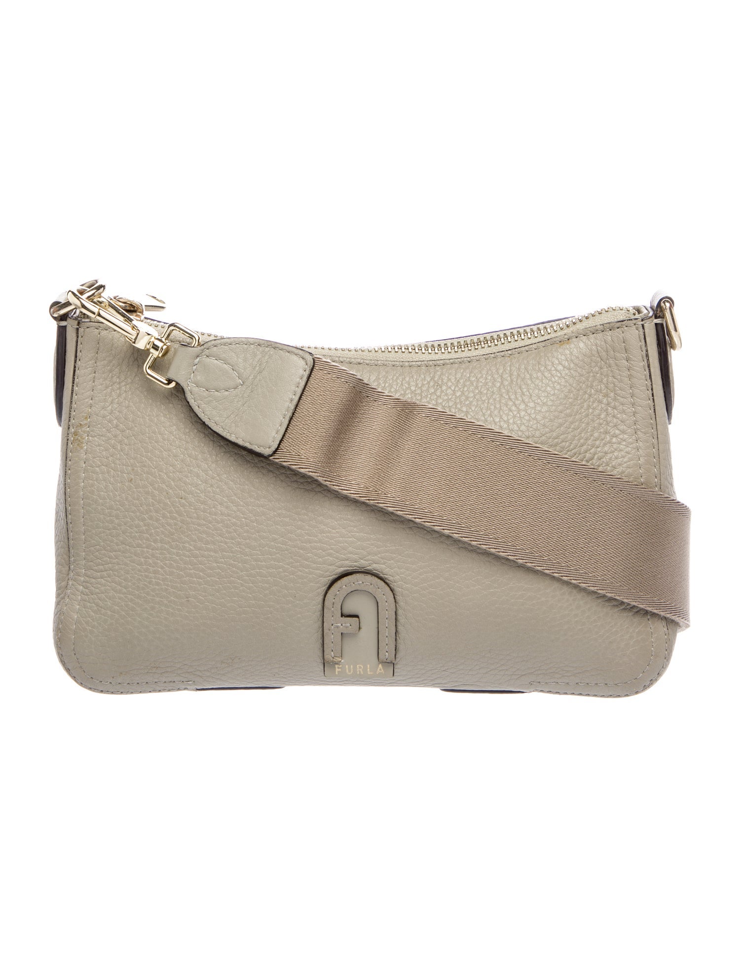 Furla Leather Messenger Bag