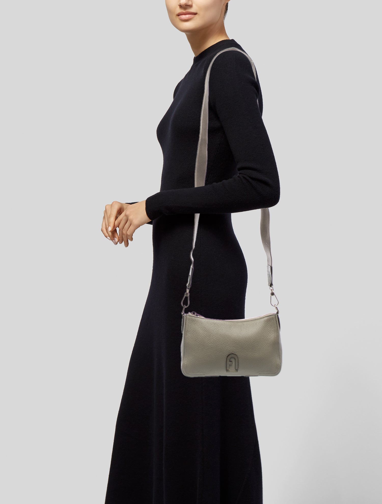 Furla Leather Messenger Bag