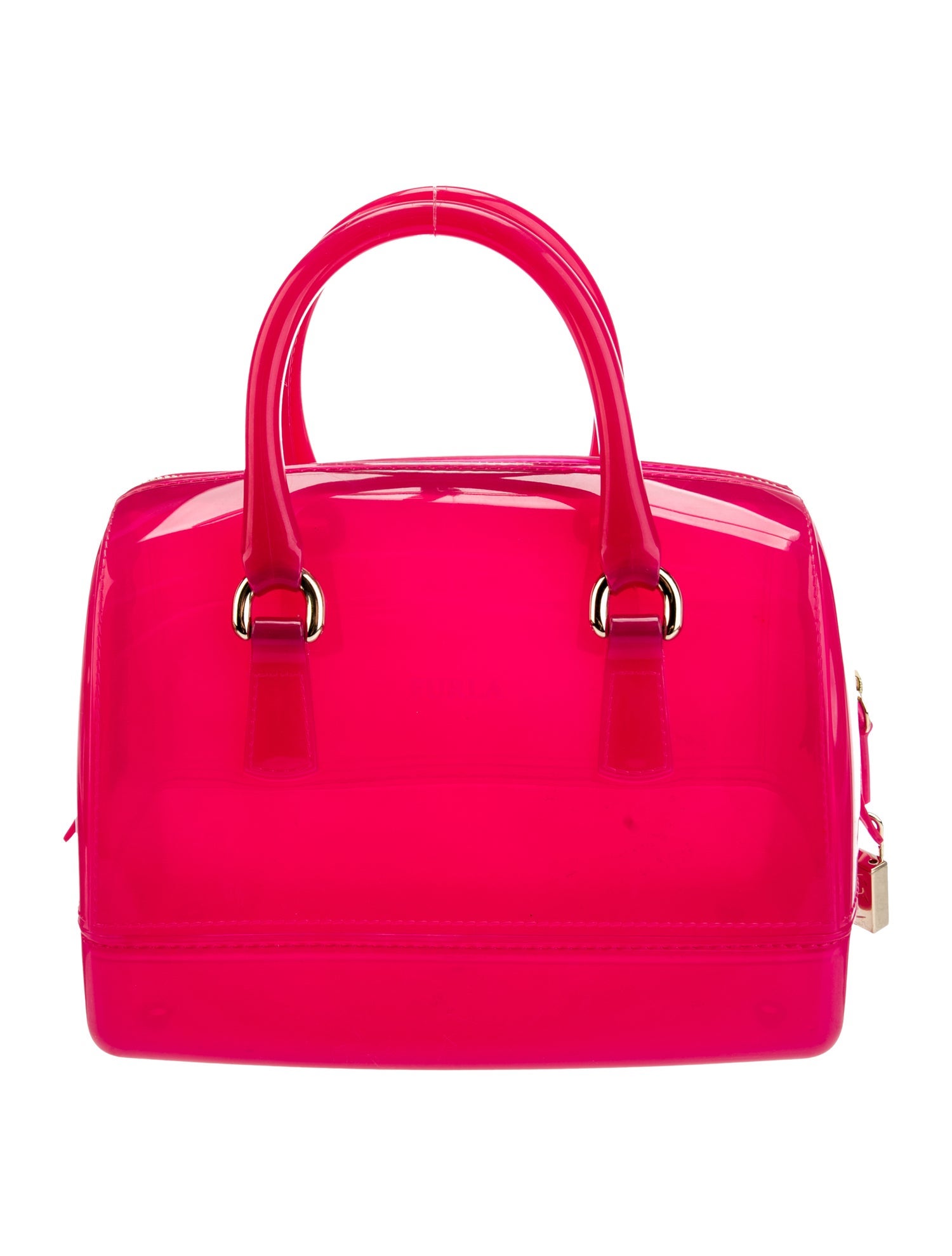 Furla Rubber Top Handle Bag