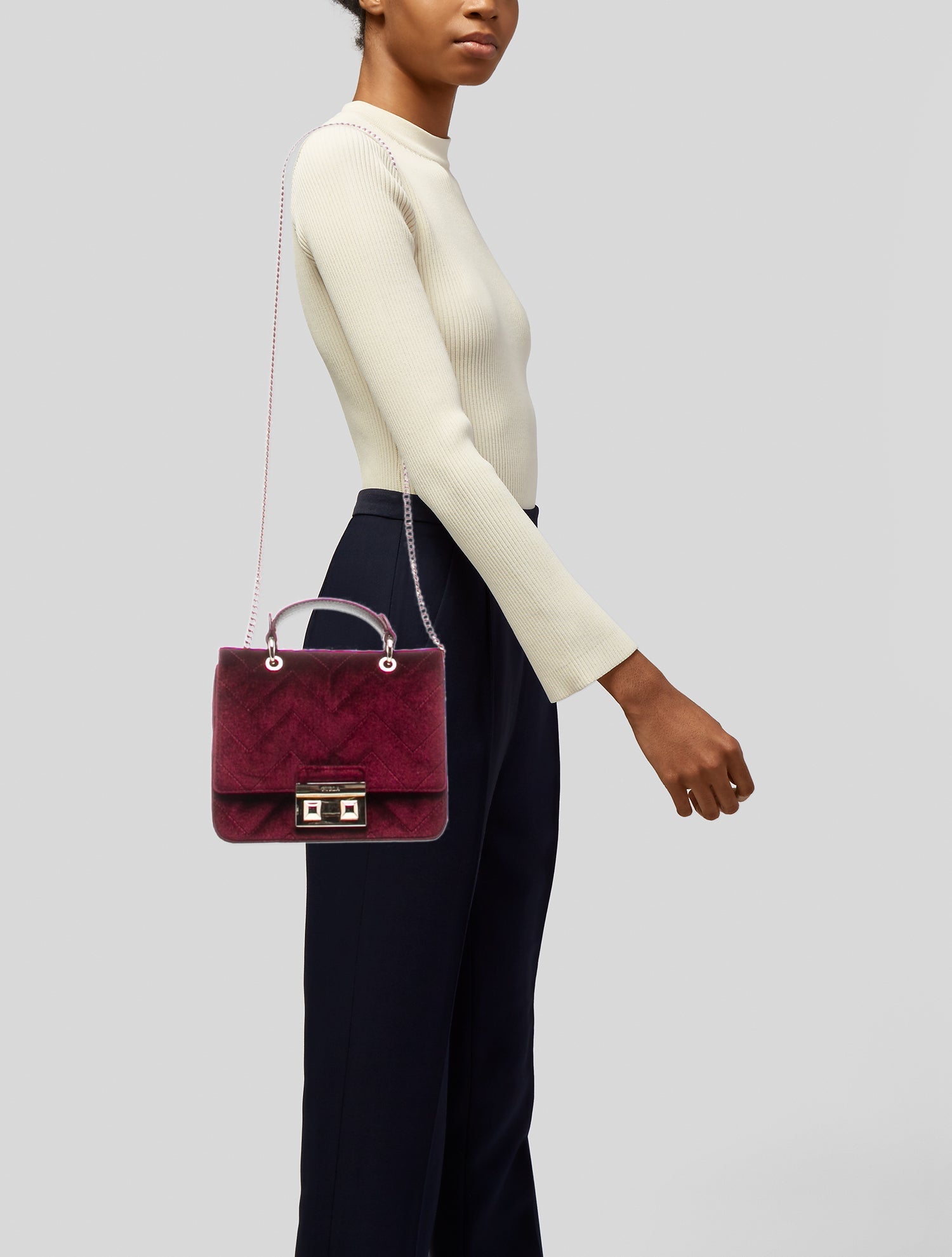 Furla Velvet Shoulder Bag