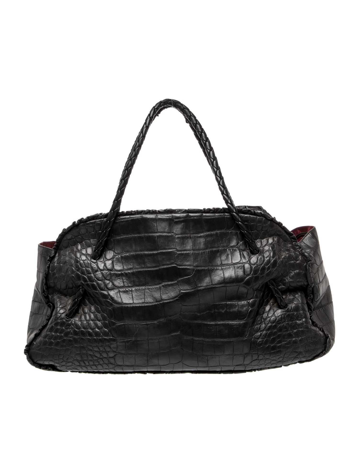 Furla Embossed Leather Shoulder Bag