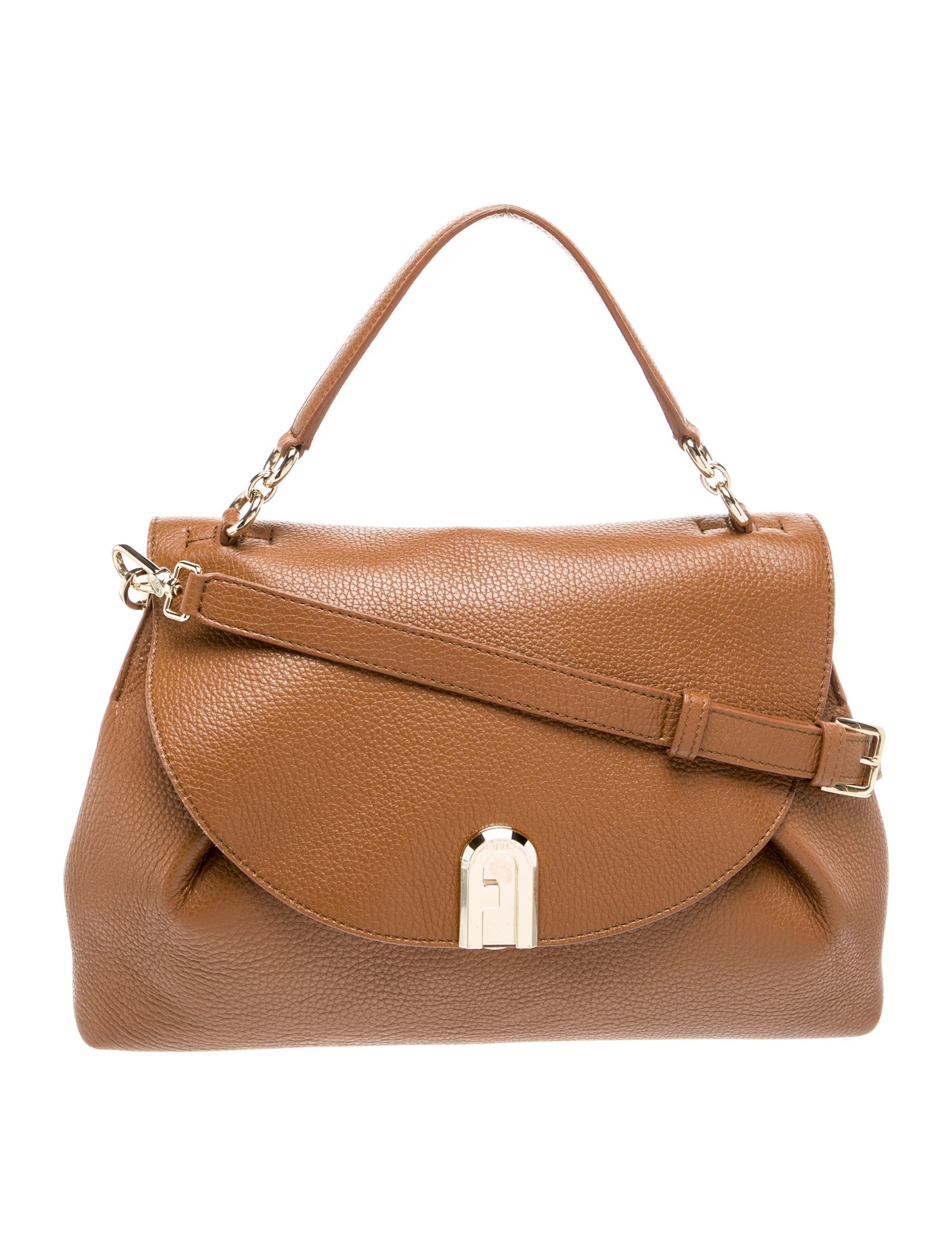 Furla Leather Top Handle Bag