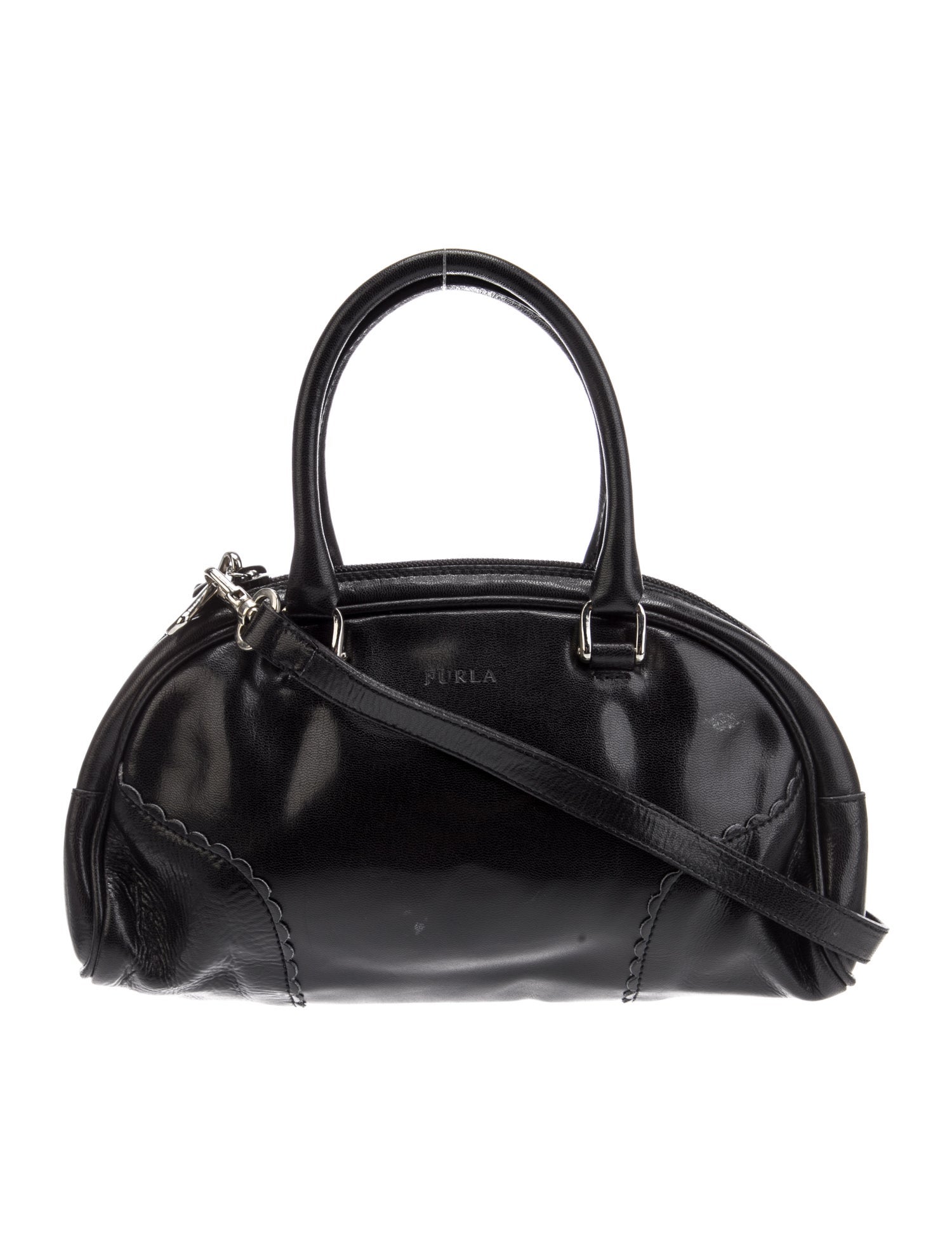 Furla Leather Top Handle Bag