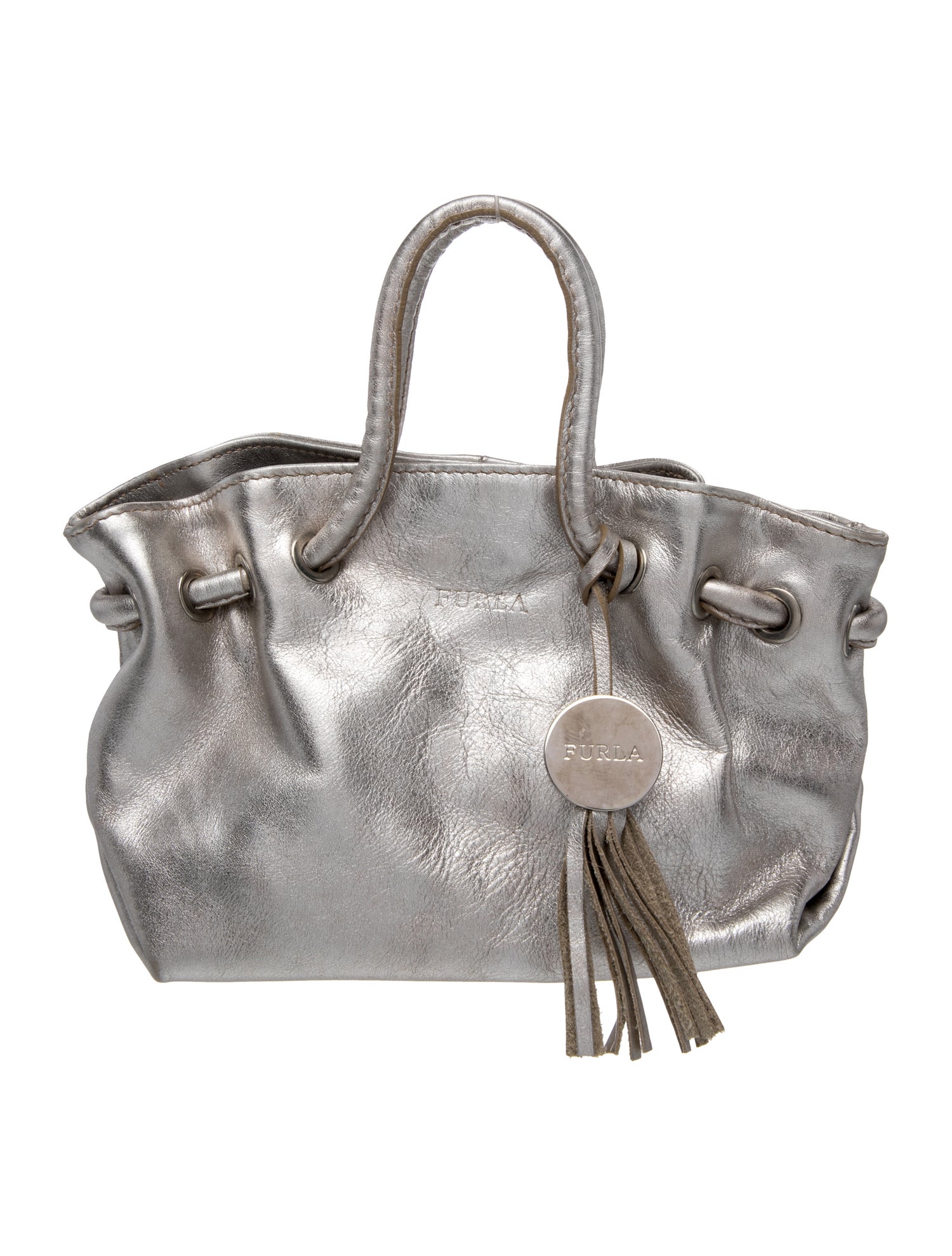 Furla Leather Top Handle Bag