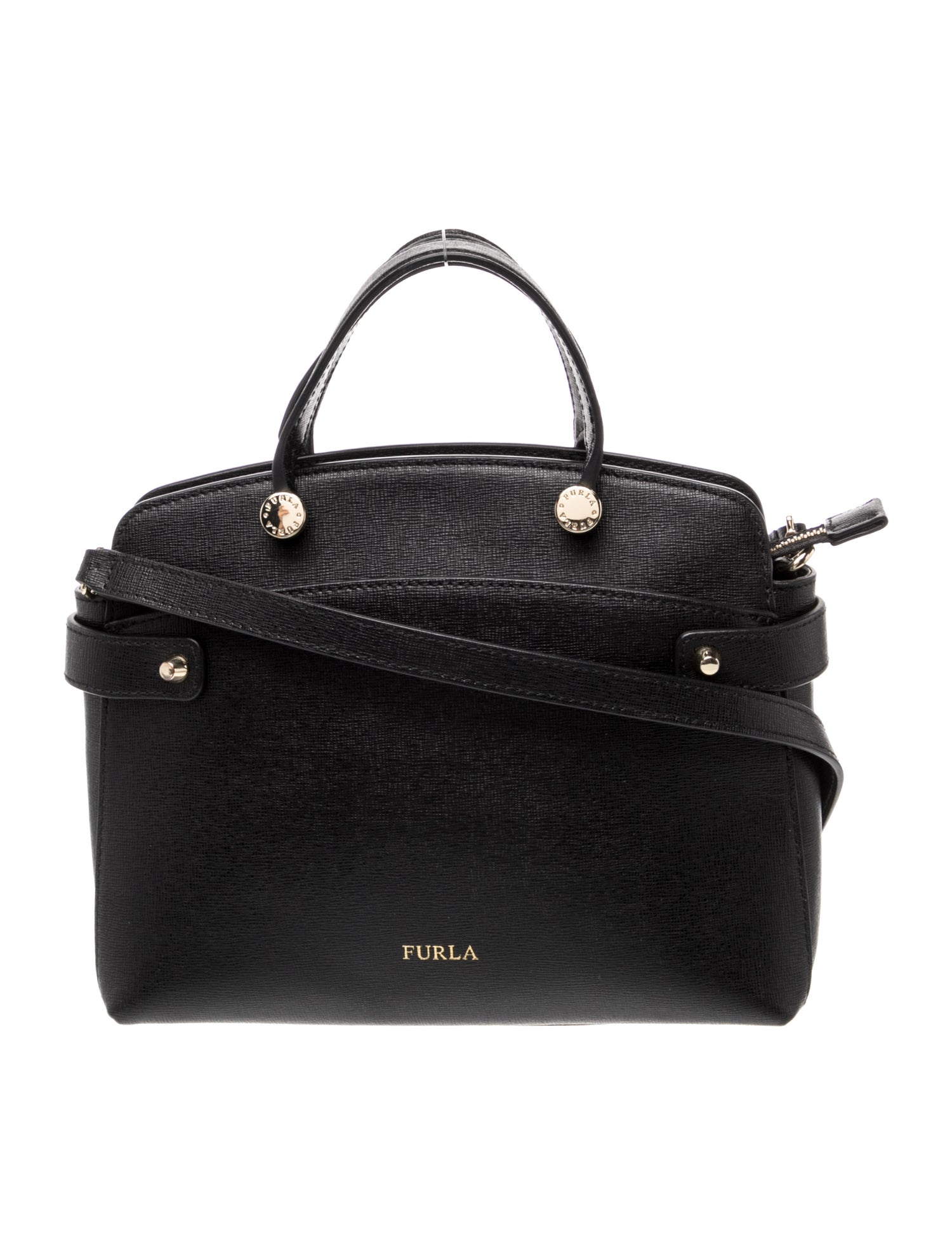 Furla Saffiano Leather Top Handle Bag