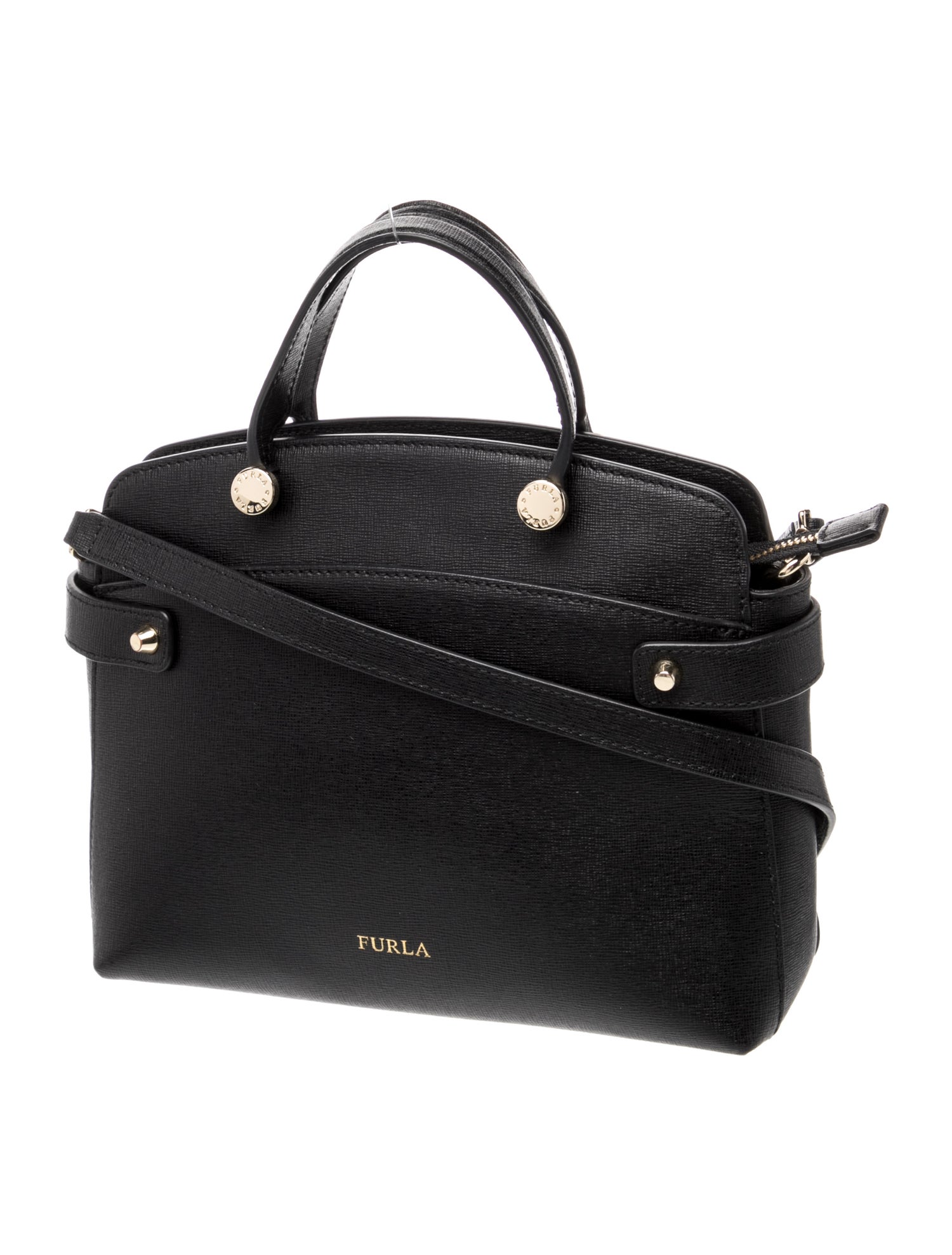 Furla Saffiano Leather Top Handle Bag