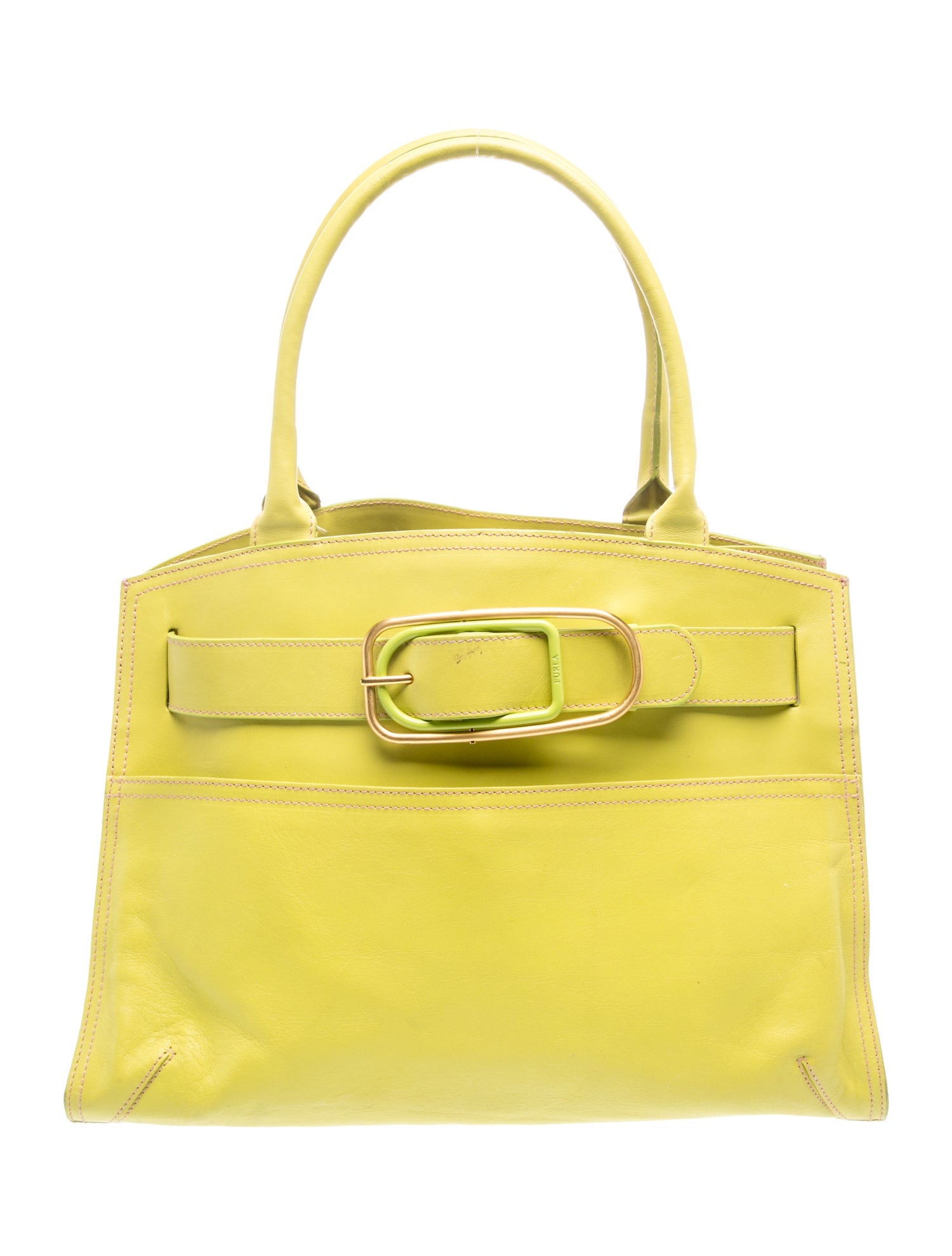 Furla Leather Top Handle Bag