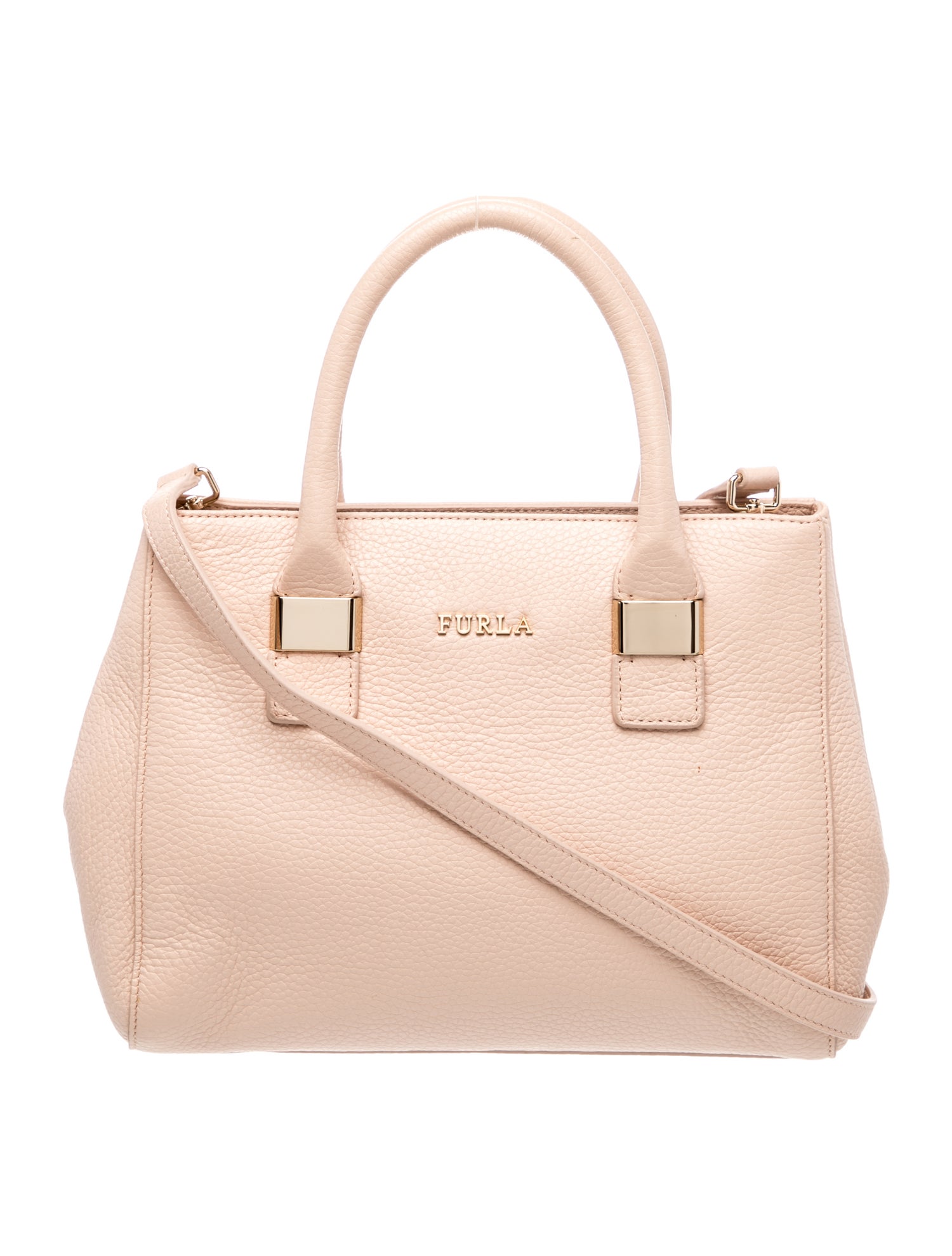 Furla Leather Top Handle Bag