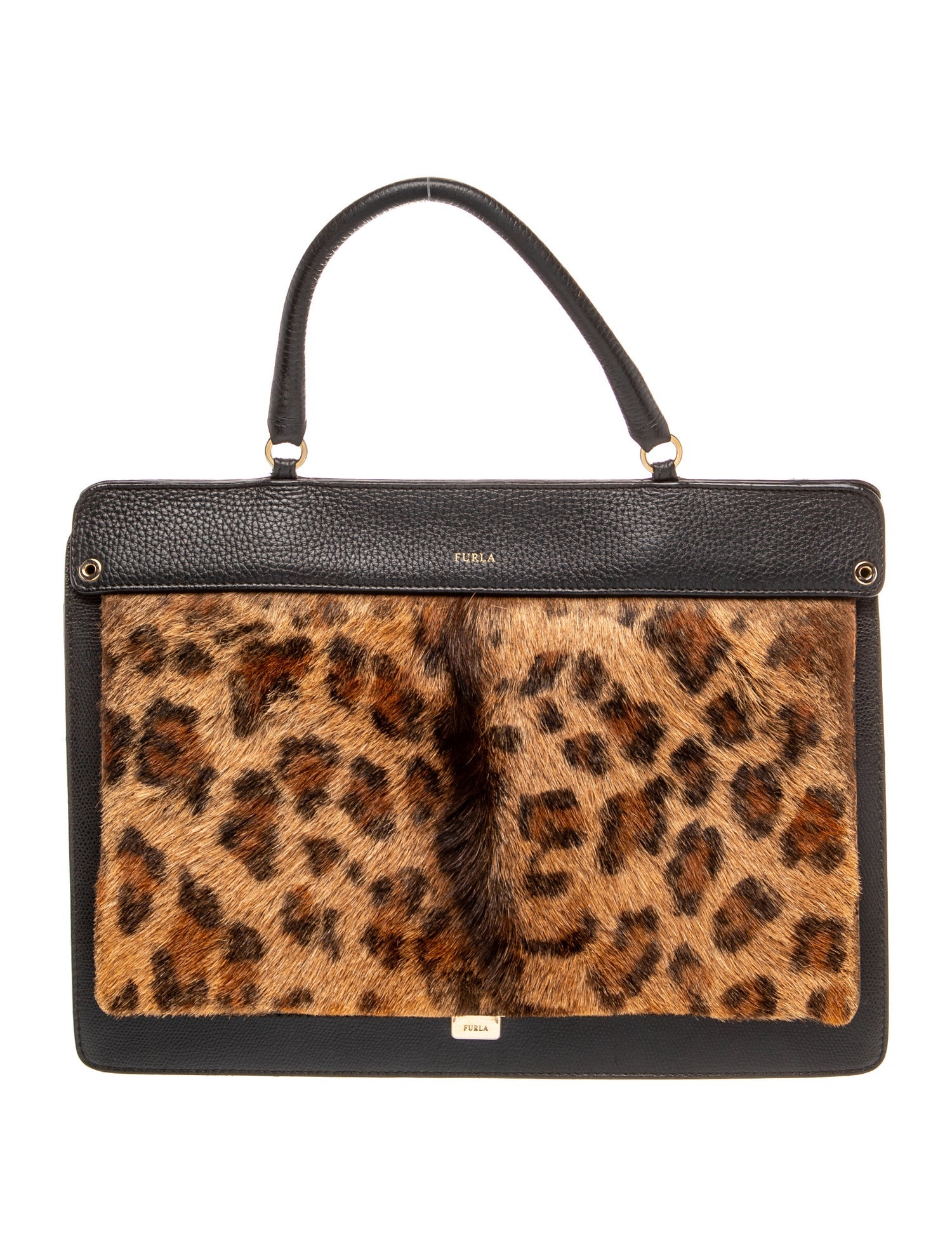 Furla Leather Top Handle Bag