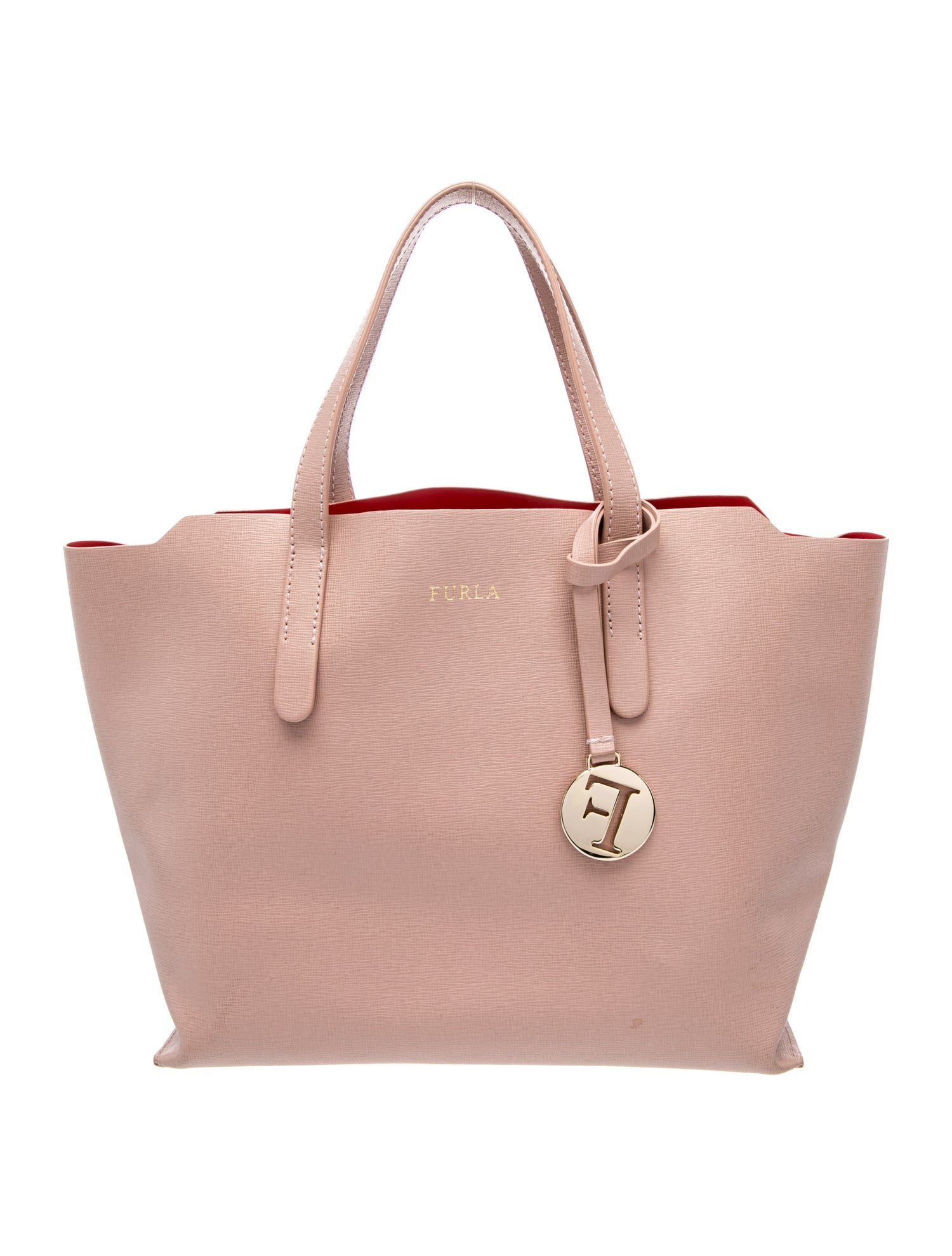 Furla Saffiano Leather Top Handle Bag