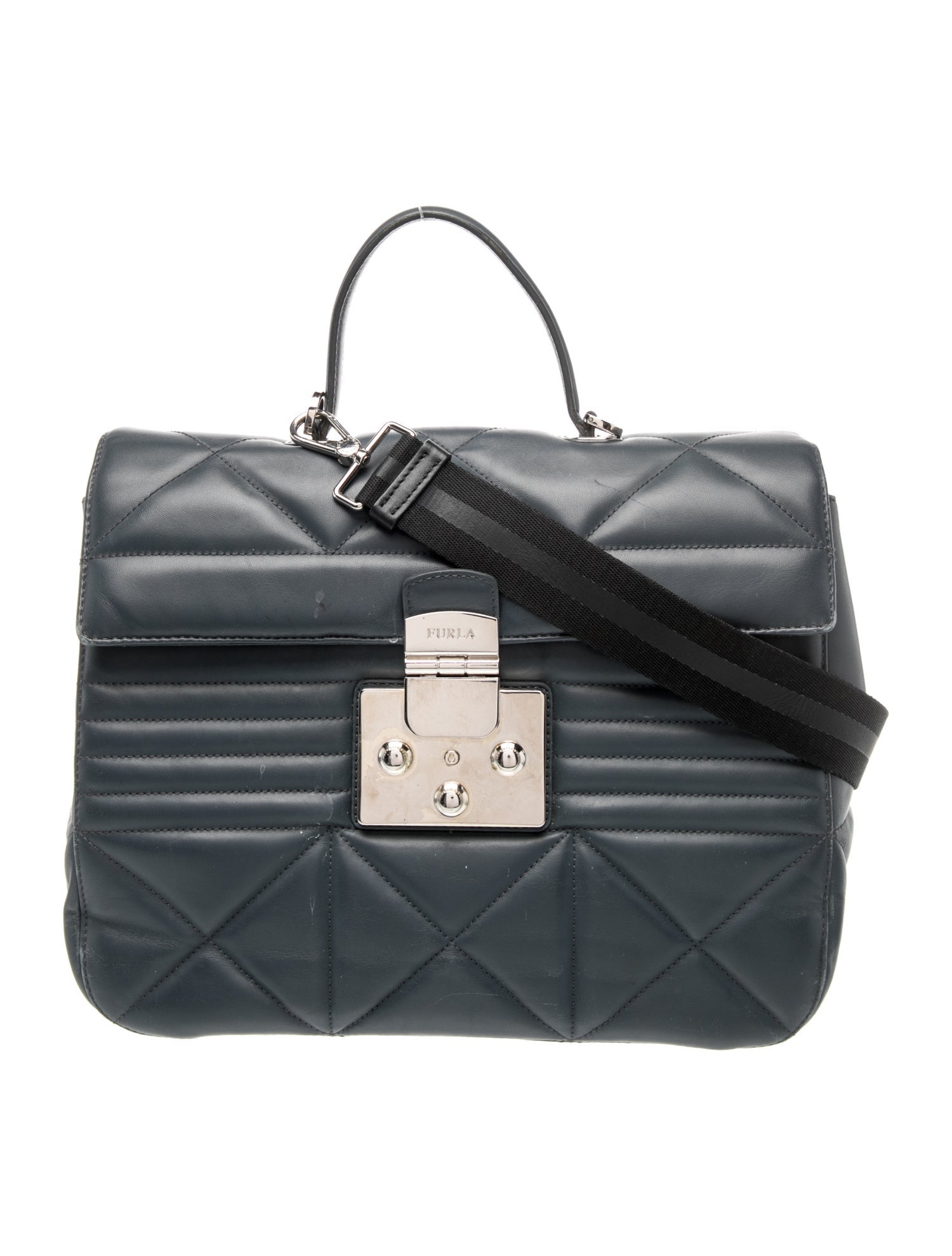 Furla Leather Top Handle Bag