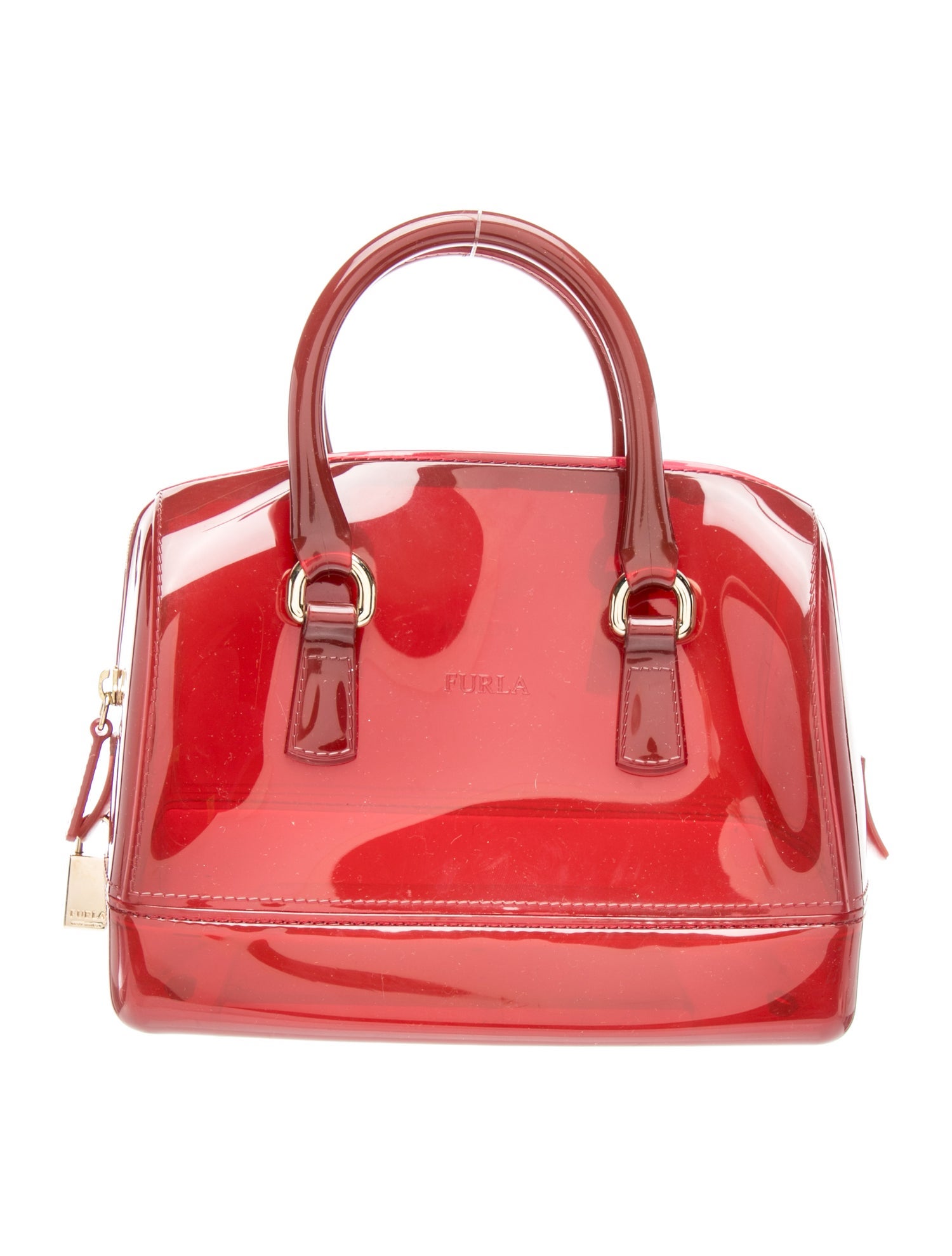 Furla Rubber Top Handle Bag