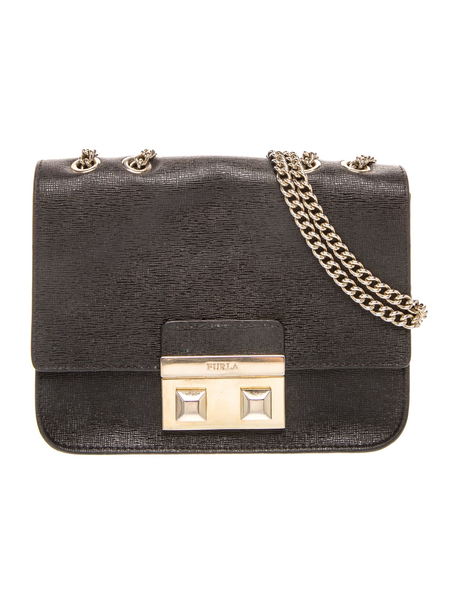 Furla Saffiano Leather Shoulder Bag