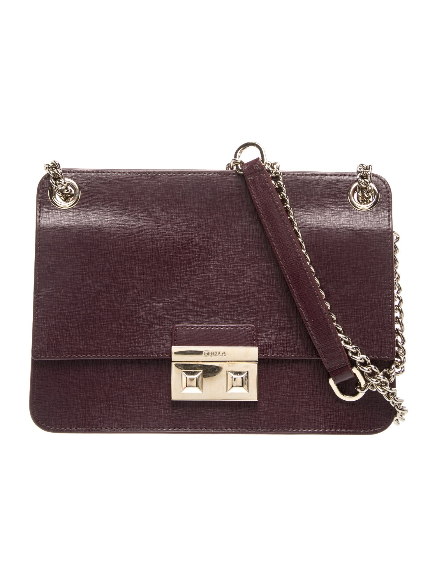 Furla Saffiano Leather Shoulder Bag