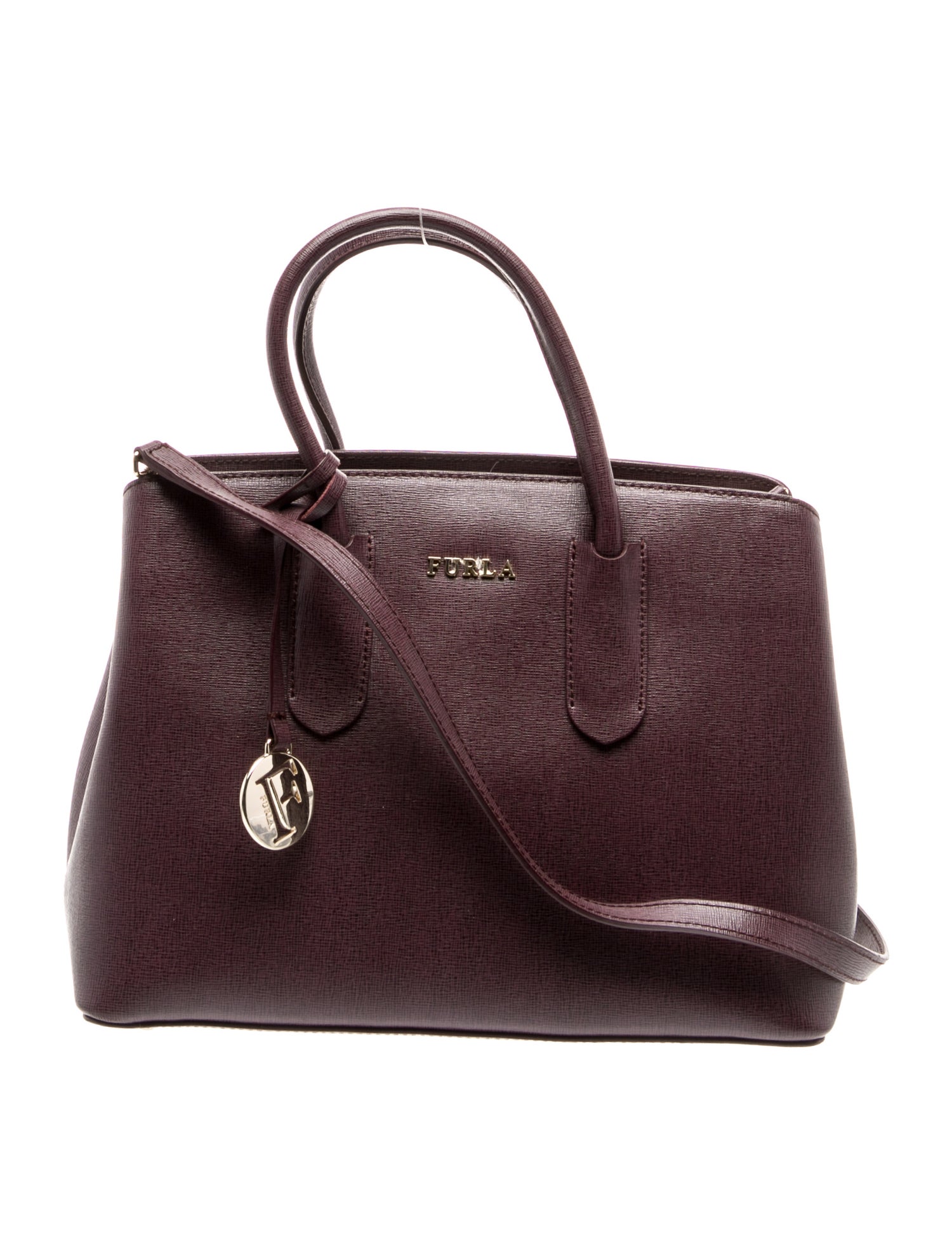 Furla Saffiano Leather Top Handle Bag
