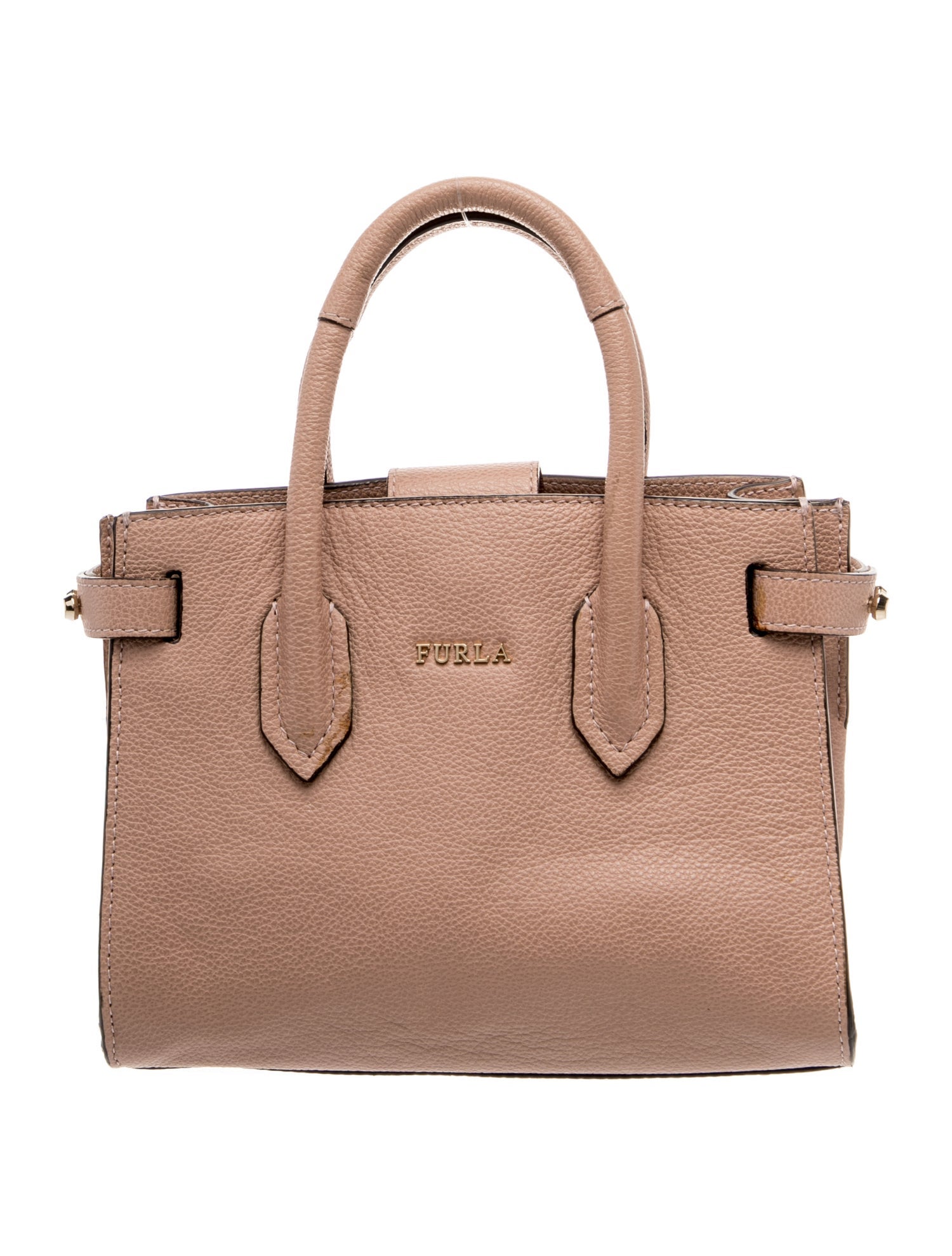 Furla Leather Top Handle Bag