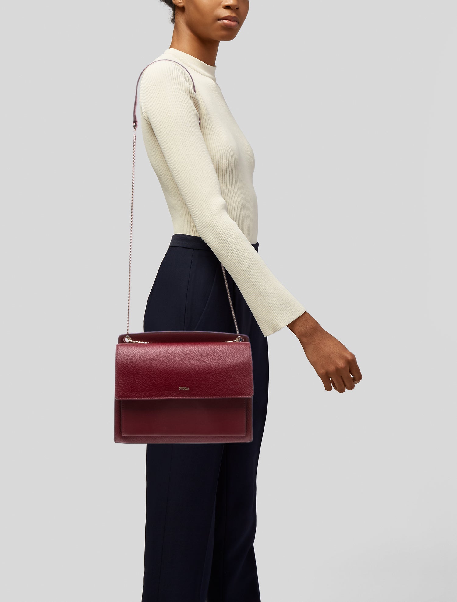 Furla Leather Shoulder Bag