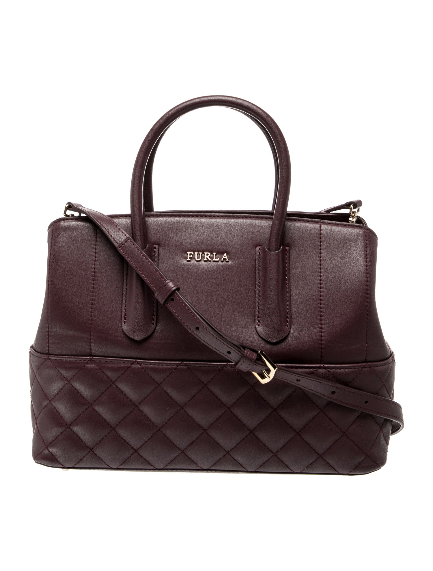 Furla Leather Top Handle Bag