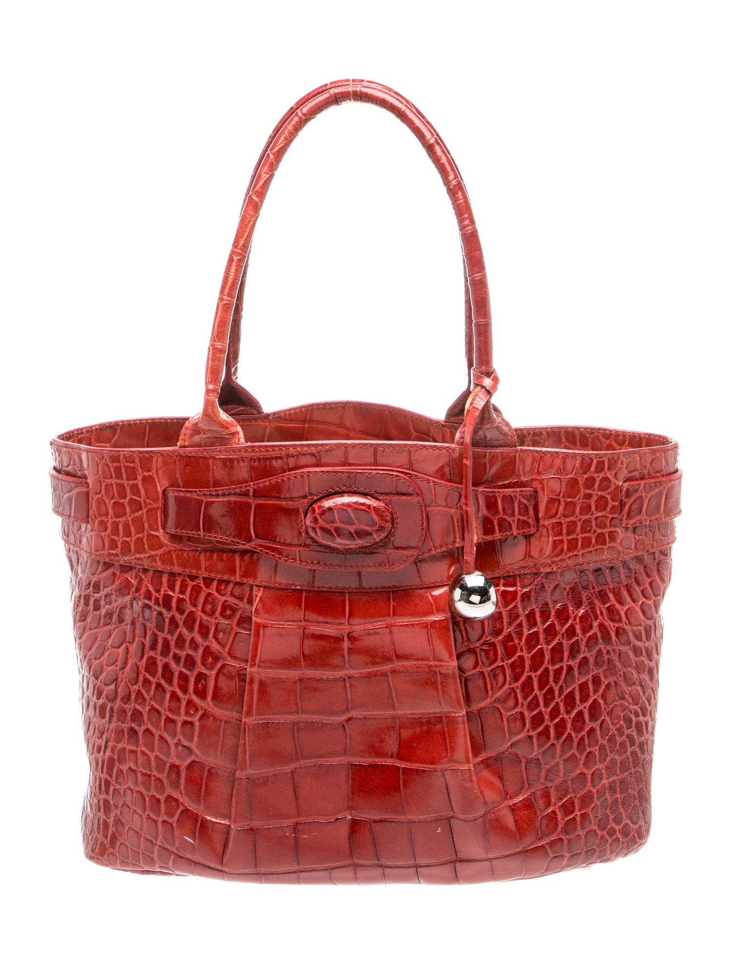 Furla Embossed Leather Shoulder Bag