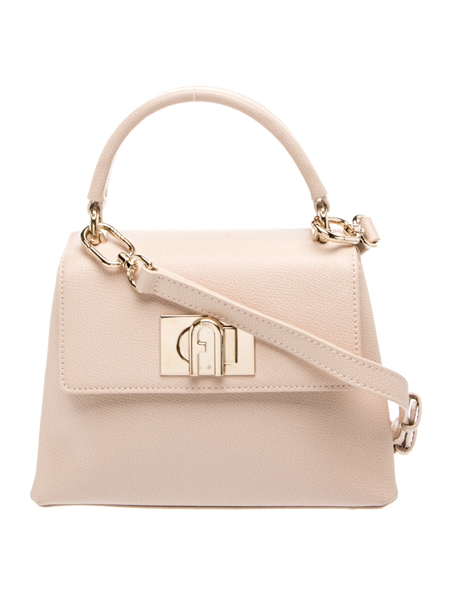 Furla Leather Top Handle Bag