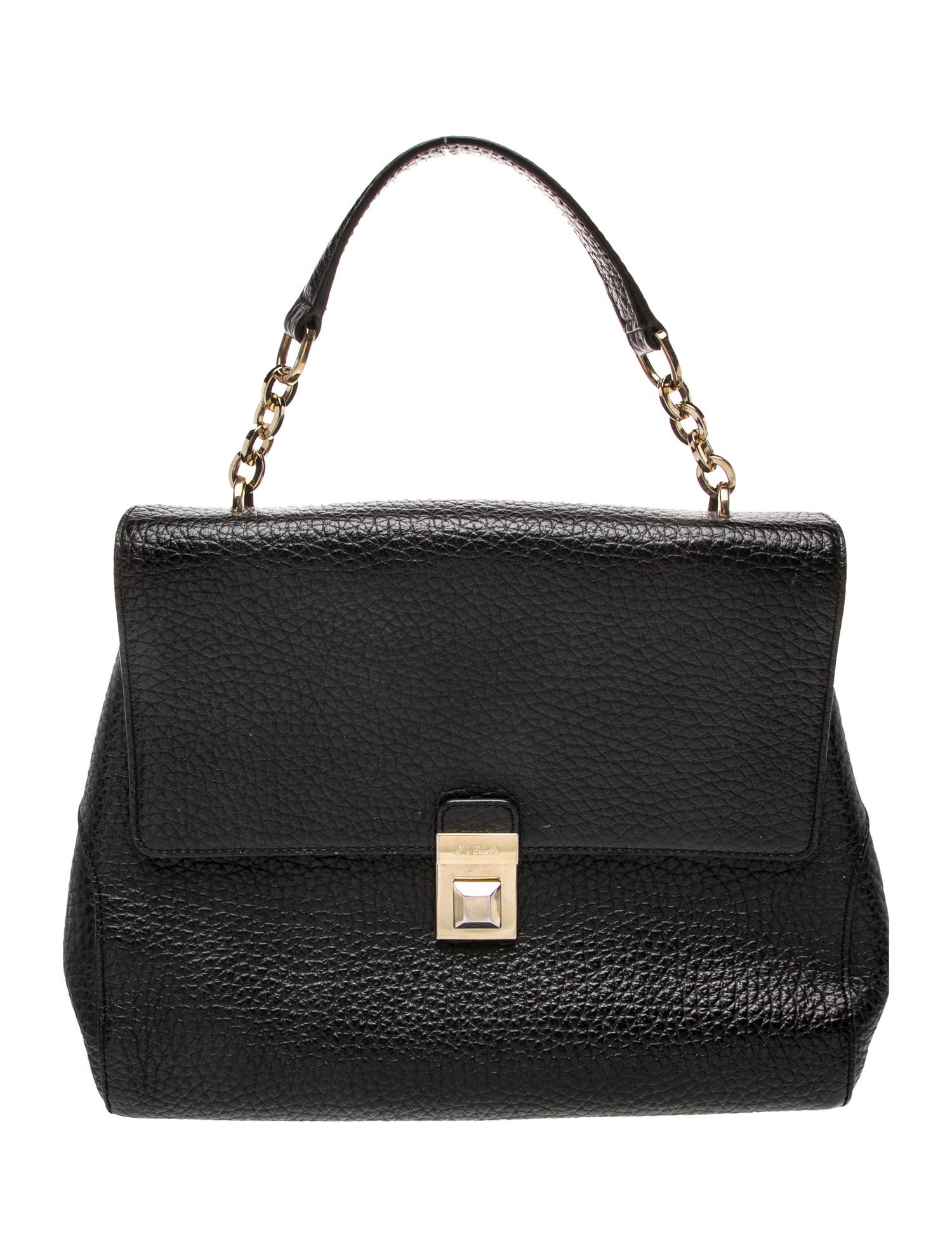 Furla Leather Top Handle Bag