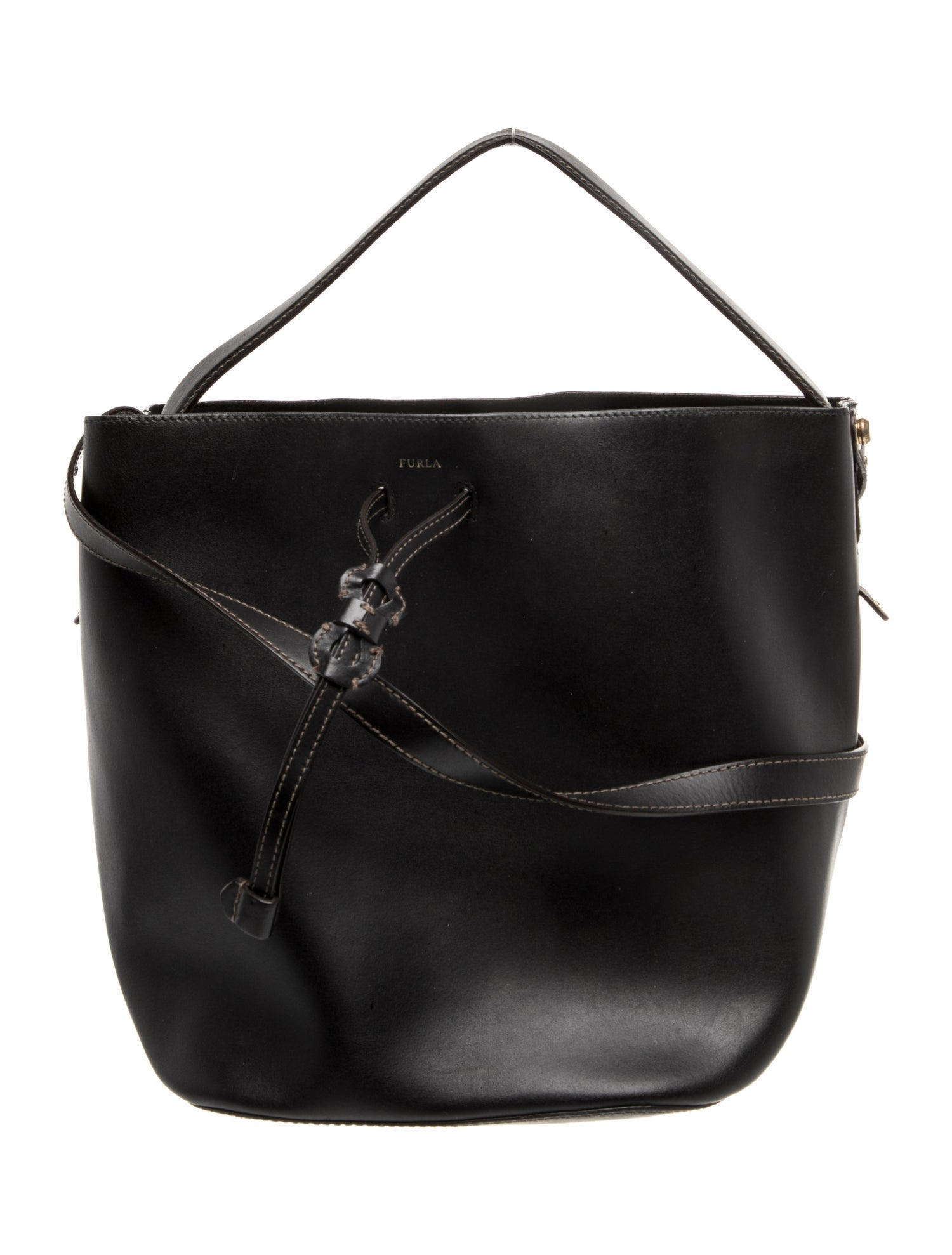 Furla Leather Bucket Bag