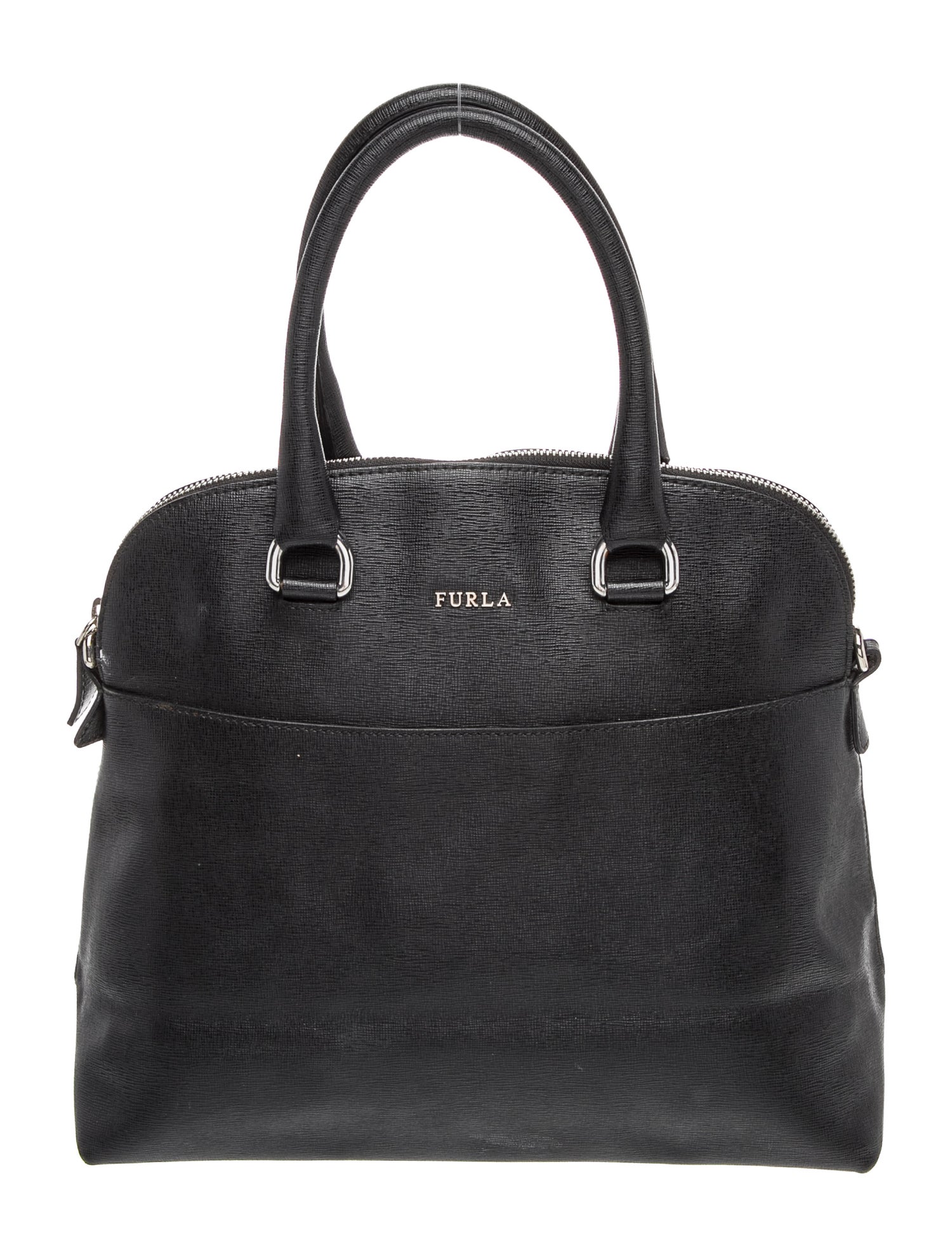 Furla Leather Top Handle Bag