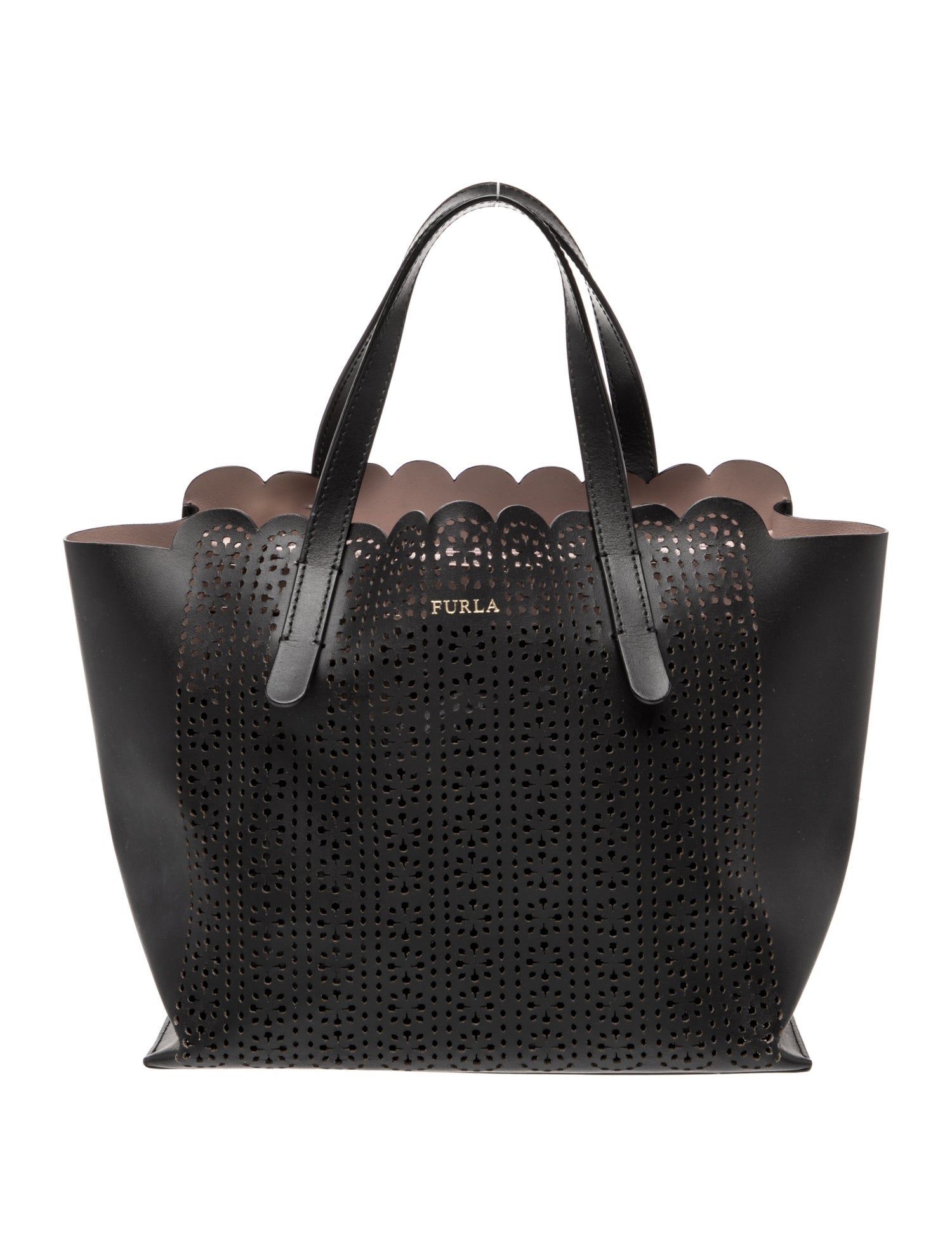 Furla Leather Top Handle Bag