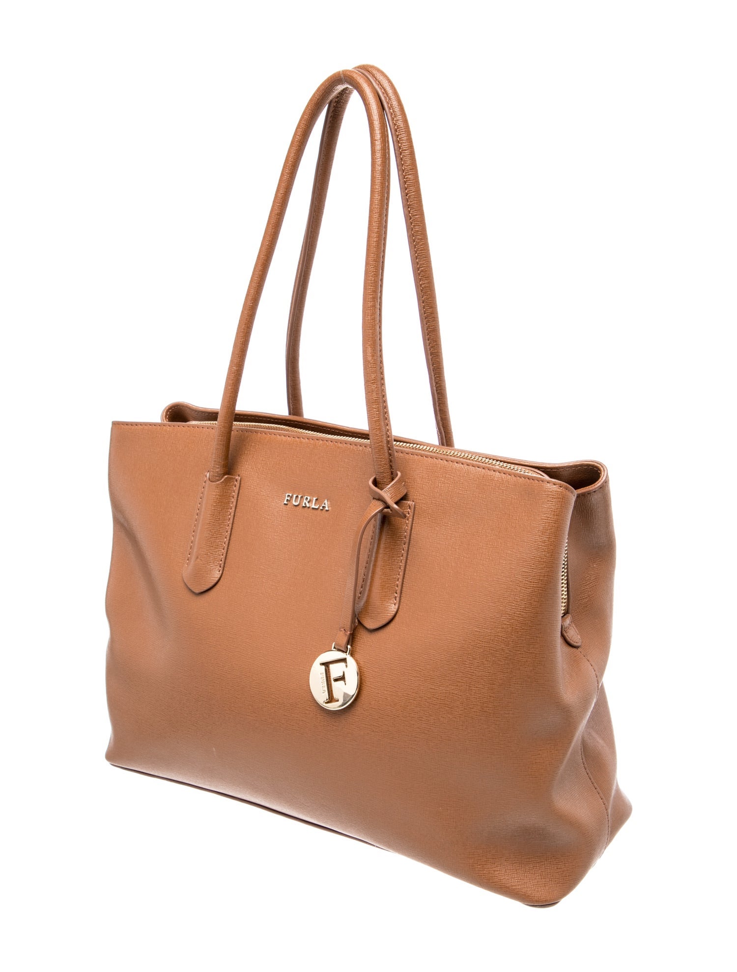 Furla Leather Top Handle Bag