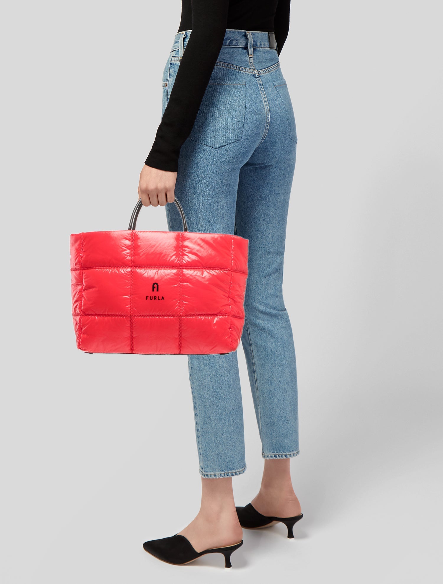 Furla Nylon Top Handle Bag