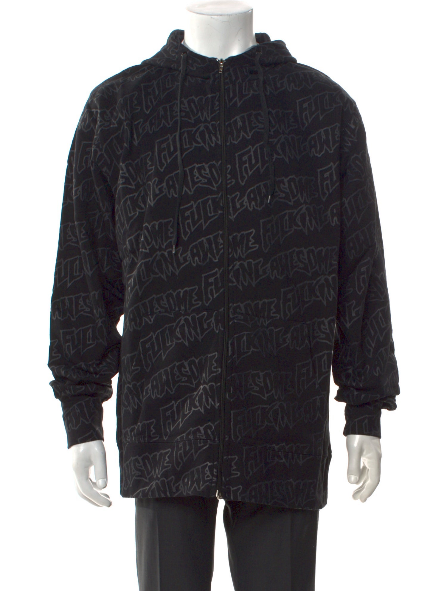 Fucking Awesome Printed Crew Neck Hoodie