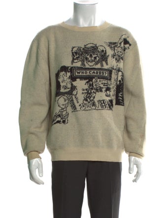 Fucking Awesome Wool Graphic Print Pullover