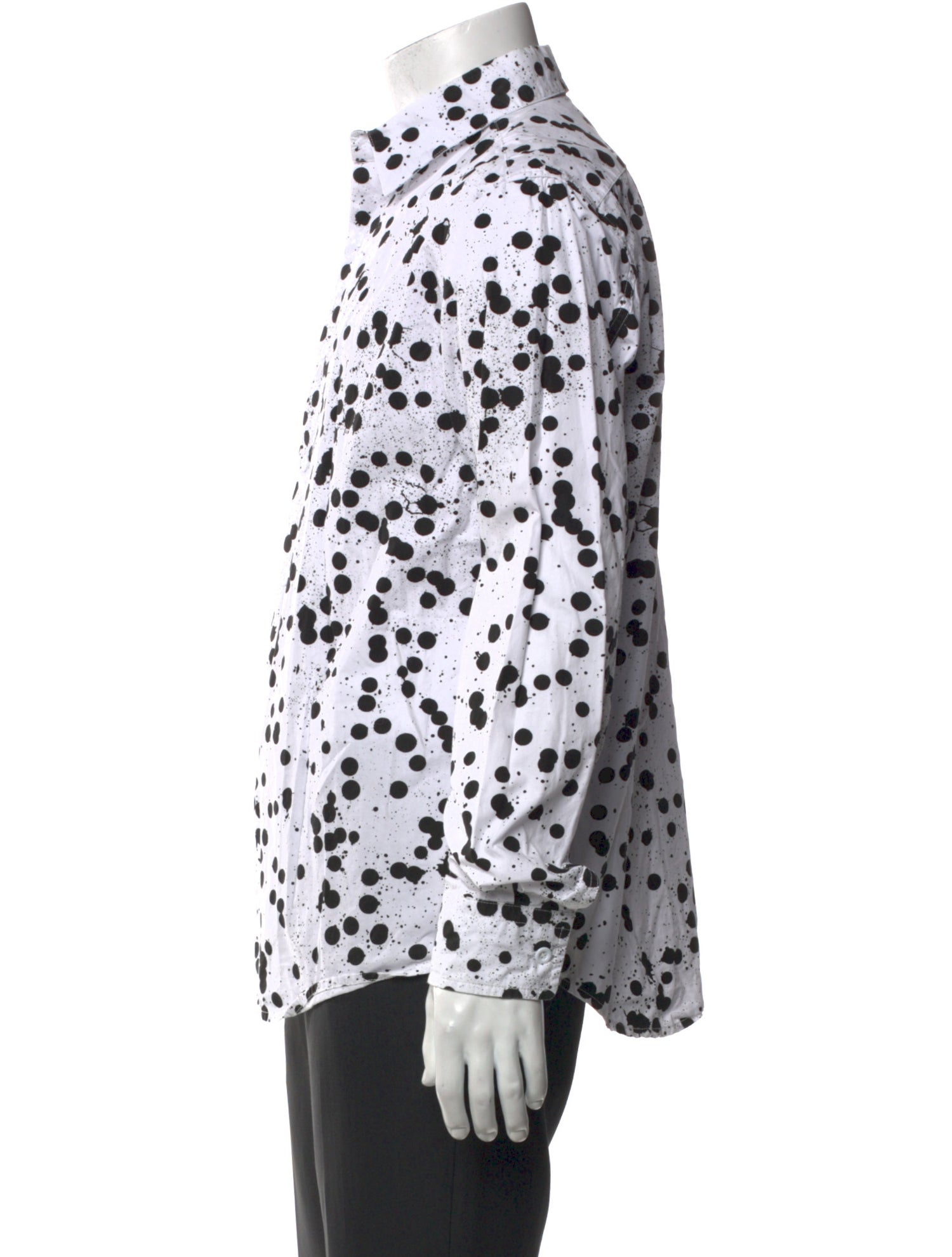Fucking Awesome Polka Dot Print Long Sleeve Shirt
