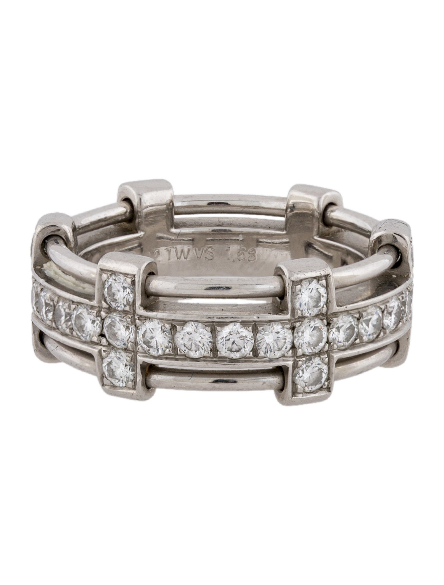 Furrer-Jacot Platinum 1.68ctw Diamond Eternity Band