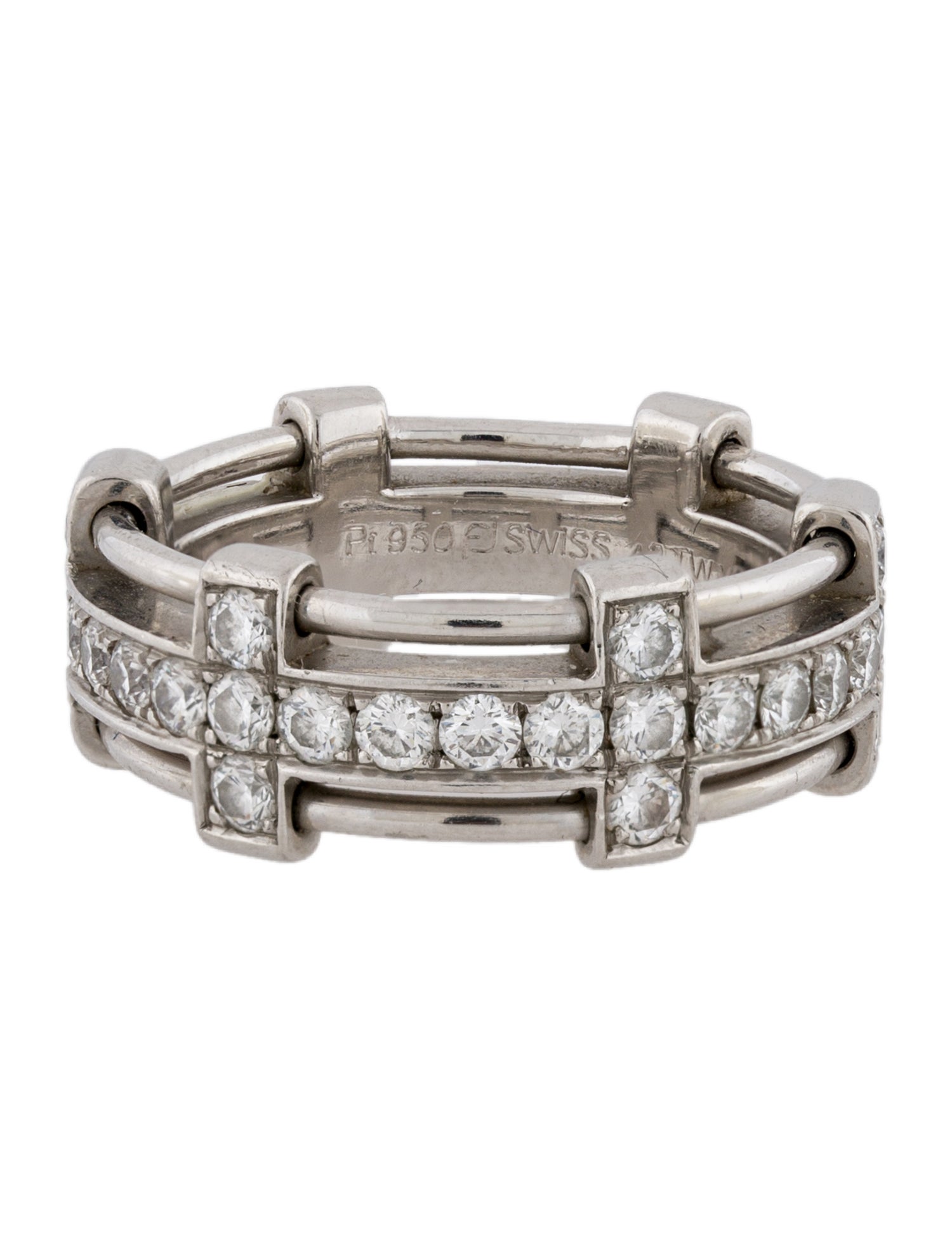 Furrer-Jacot Platinum 1.68ctw Diamond Eternity Band
