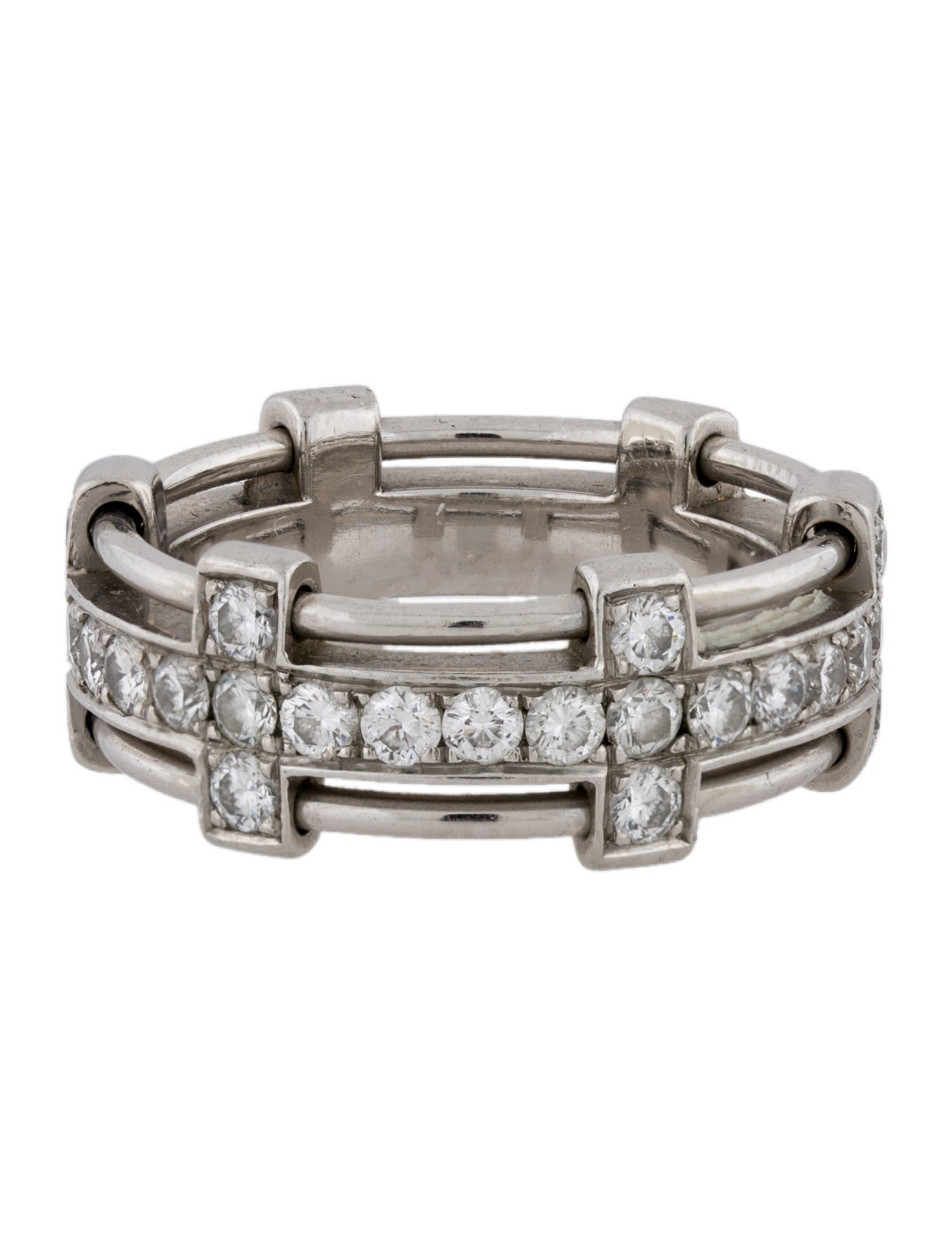Furrer-Jacot Platinum 1.68ctw Diamond Eternity Band