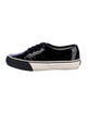 Fumito Ganryu Patent Leather Colorblock Pattern Sneakers