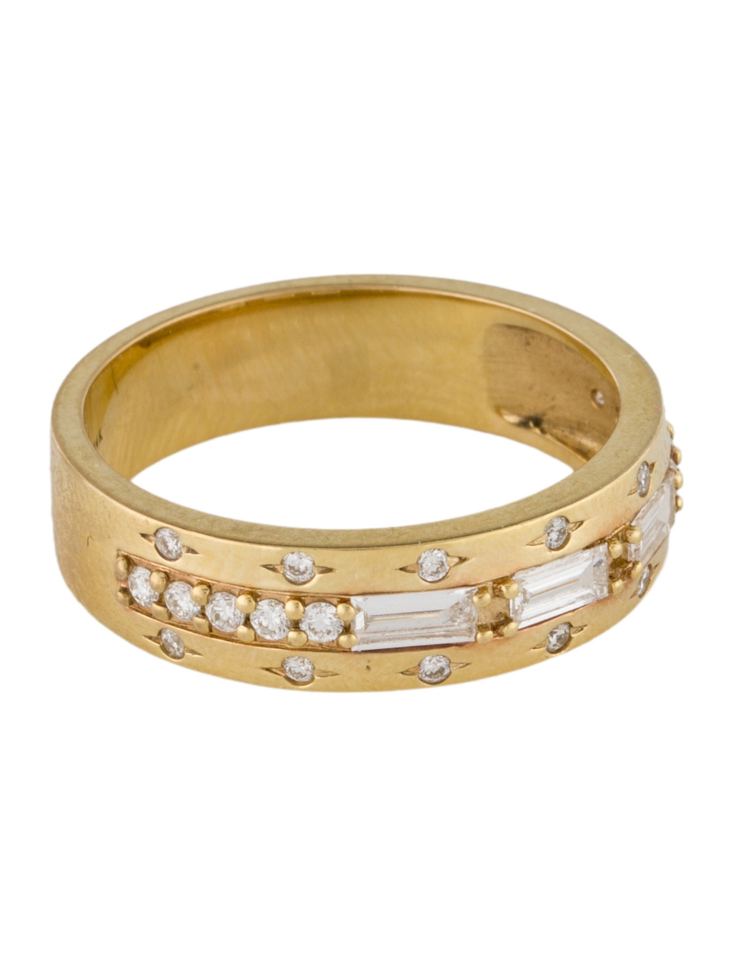 Three Stories 14K Diamond Band