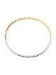 Three Stories 1.02ctw Emerald & Diamond Bangle Bracelet