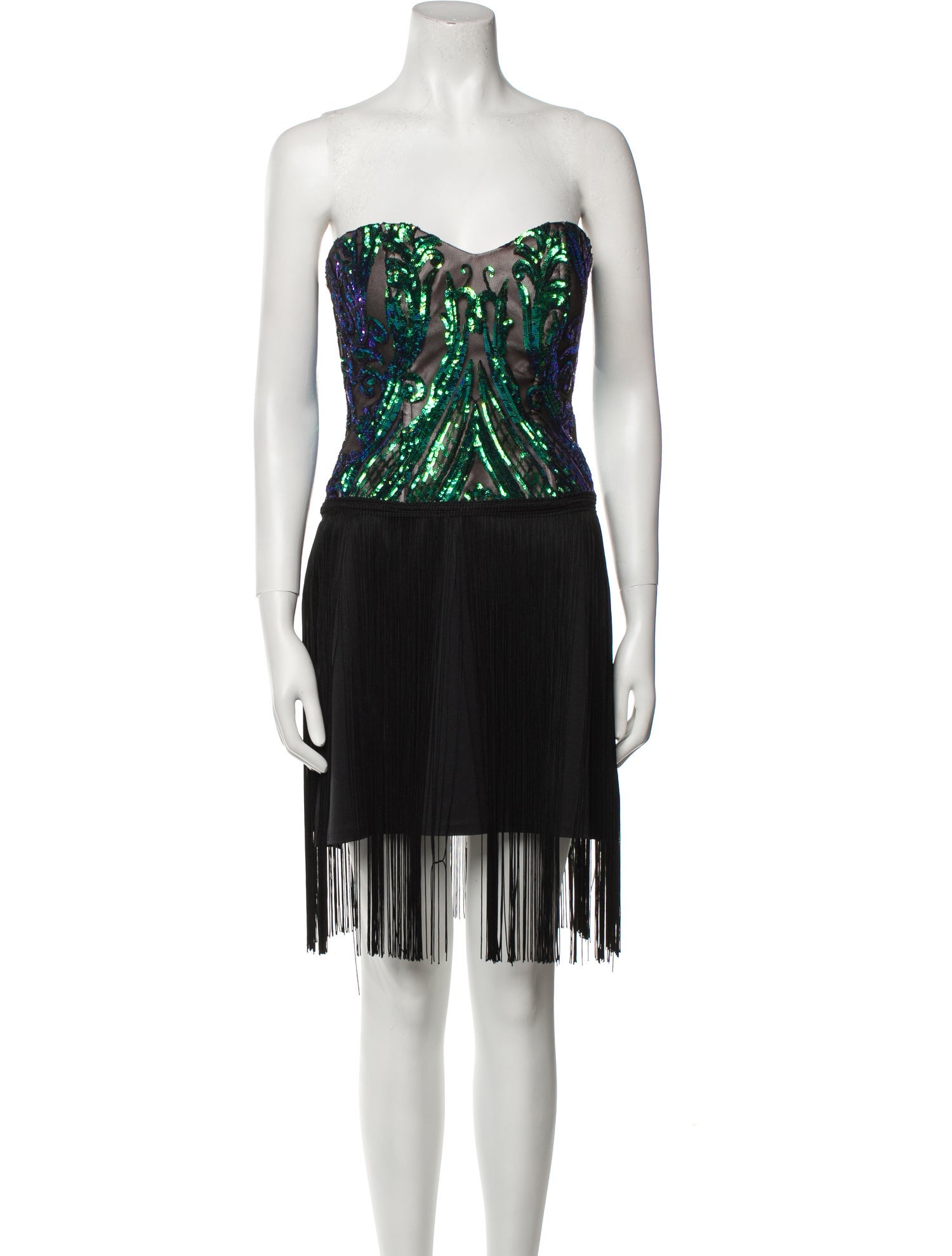 Fernando Wong Strapless Mini Dress