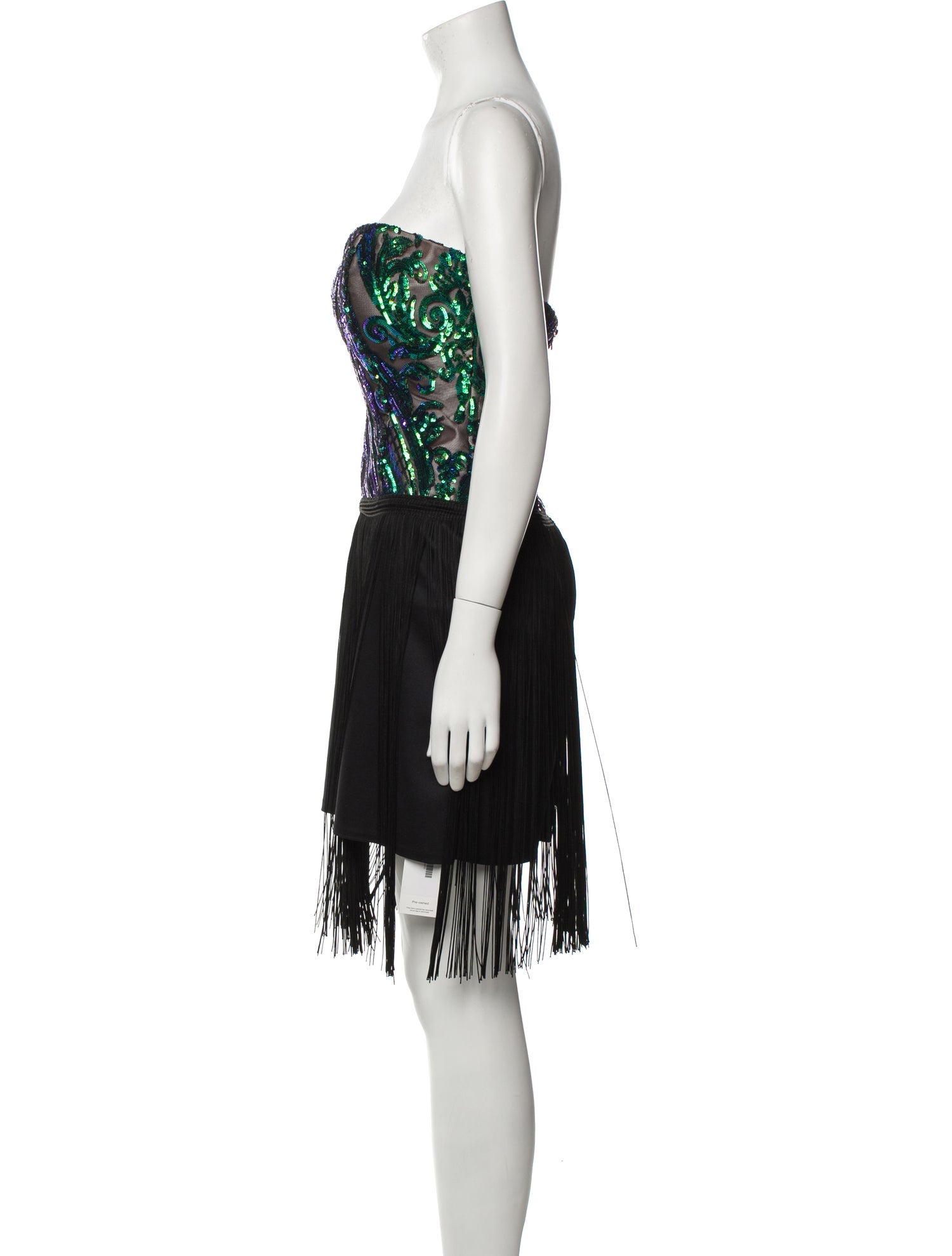 Fernando Wong Strapless Mini Dress
