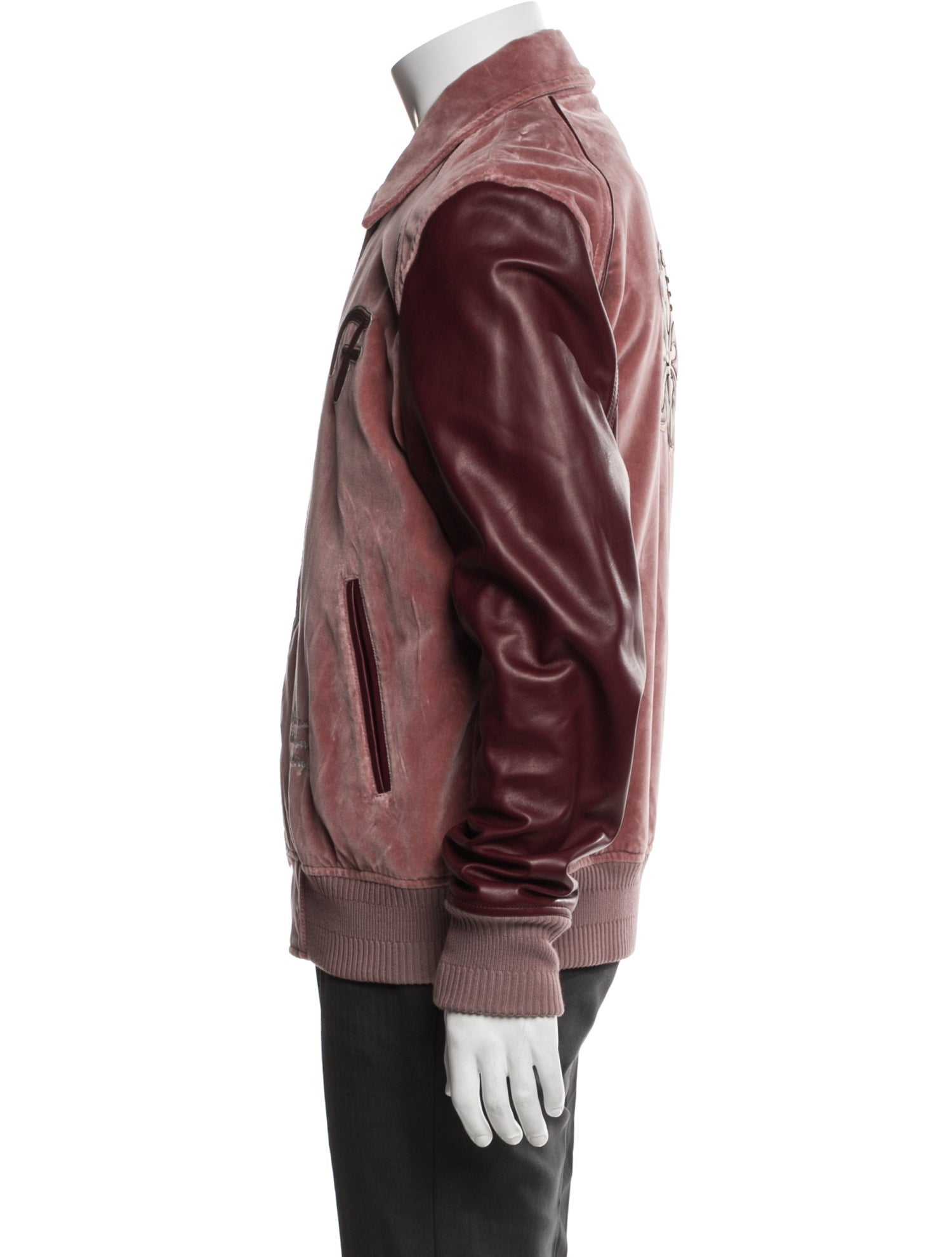 Frère Colorblock Pattern Denim Jacket