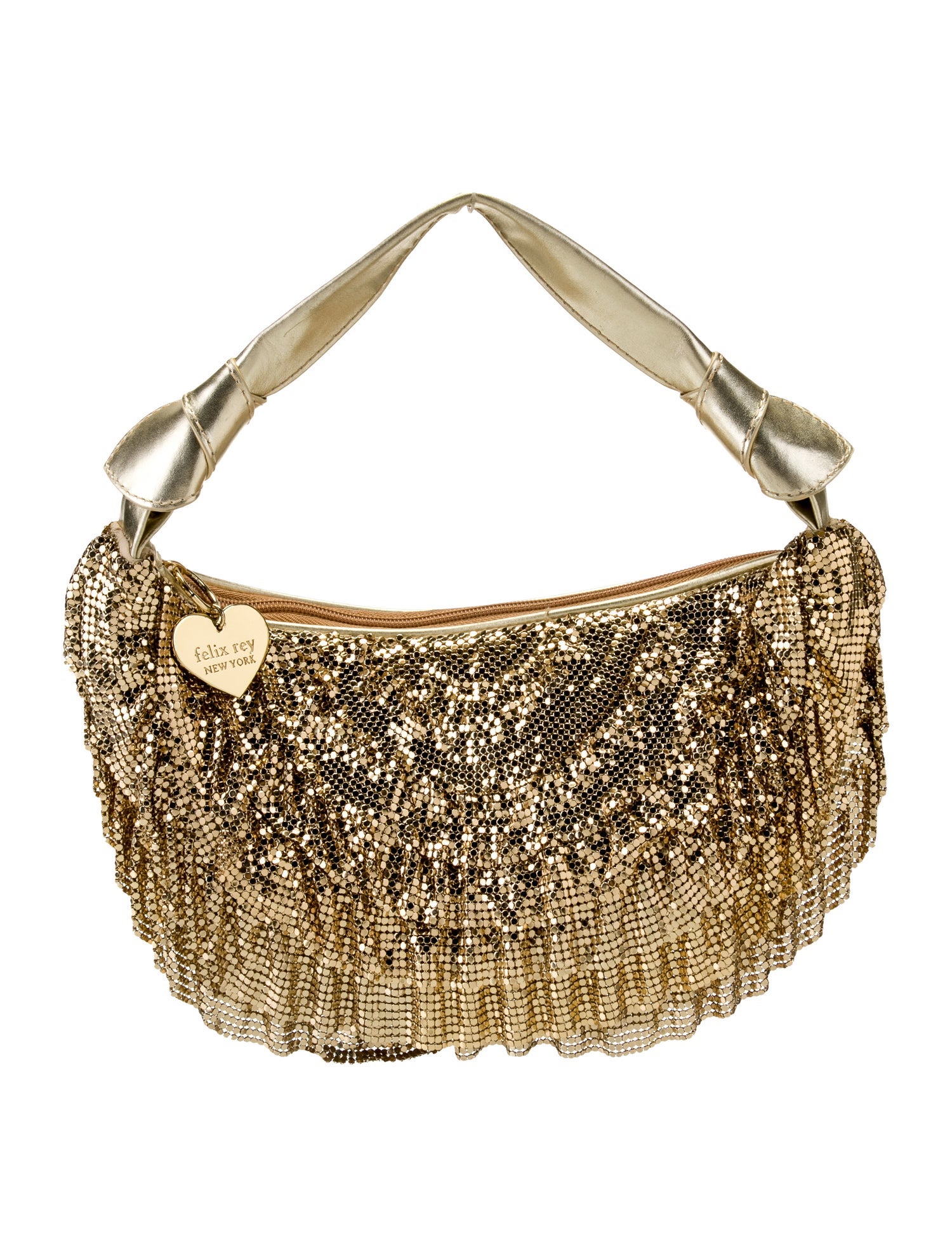 Felix Rey Metal Top Handle Bag