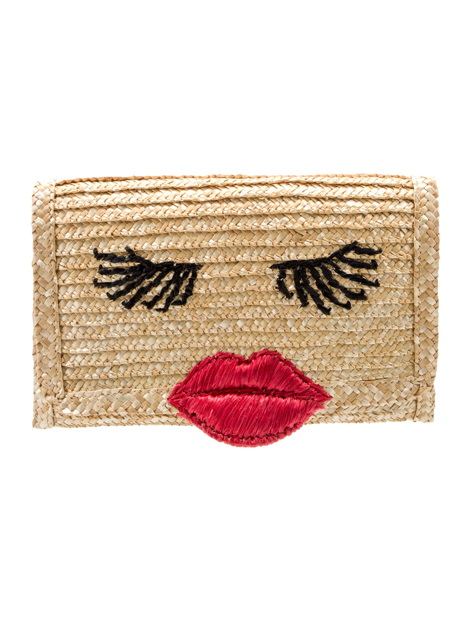 Felix Rey Straw Clutch