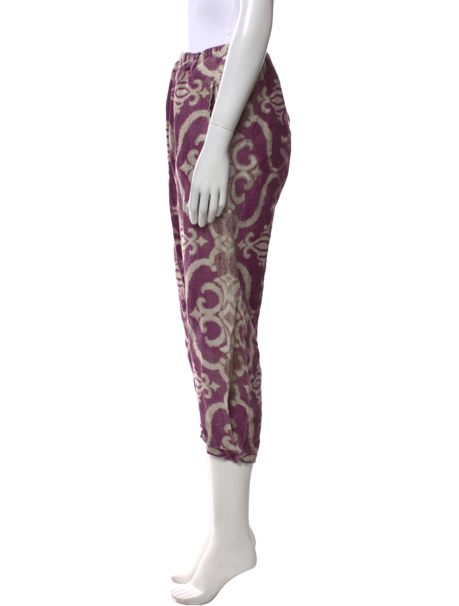 Felix Rey Linen Skinny Leg Pants