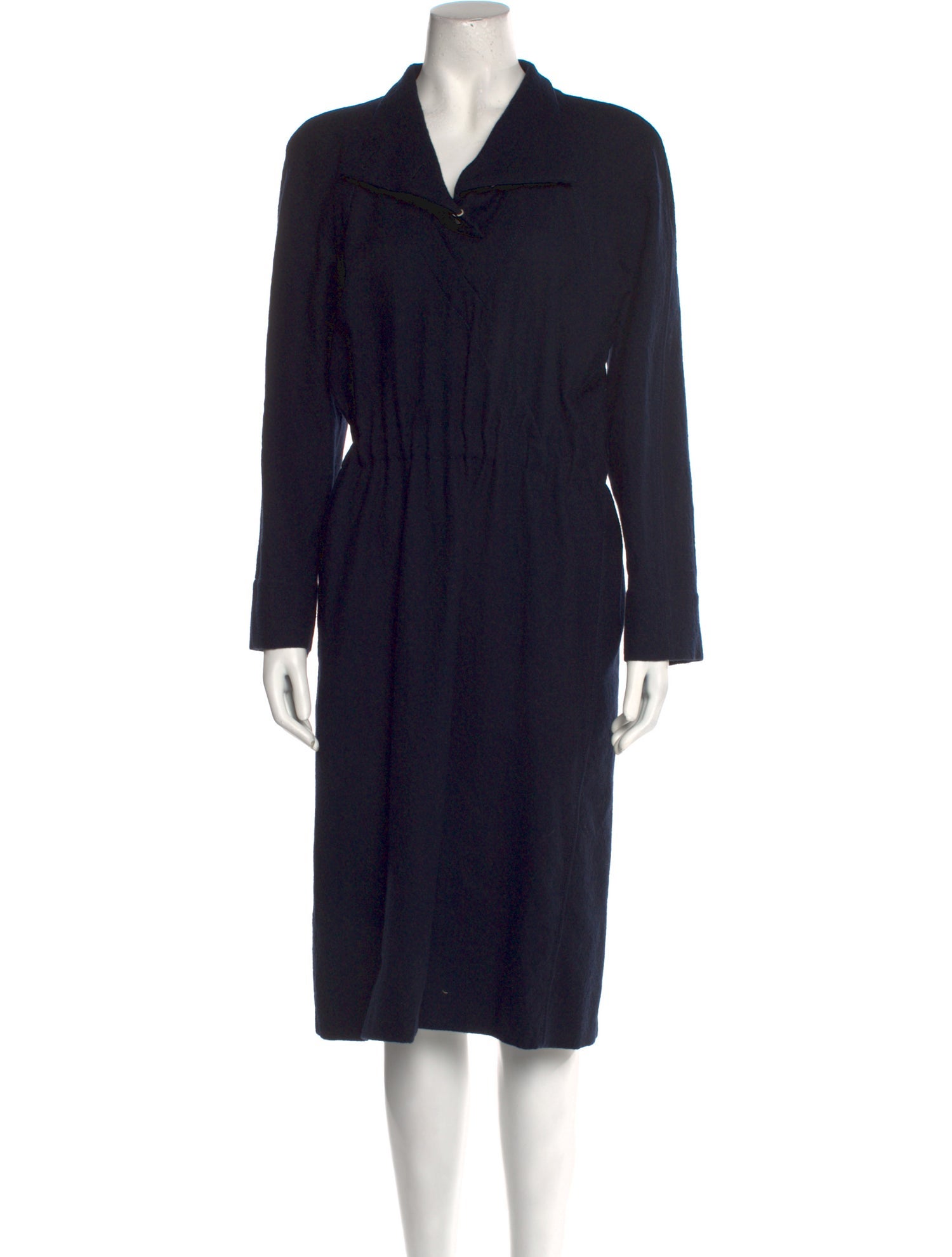 Giorgio Armani V-Neck Midi Length Dress