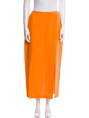 Gigi Skirts Cutout Accent Midi Length Skirt XL