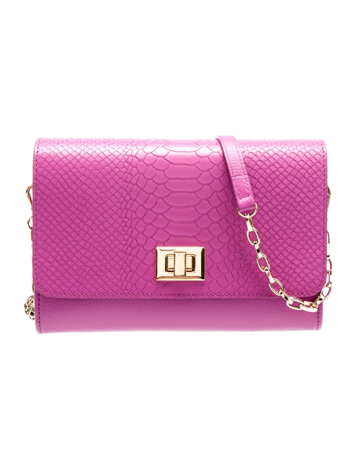 Gigi Embossed Leather Crossbody Bag