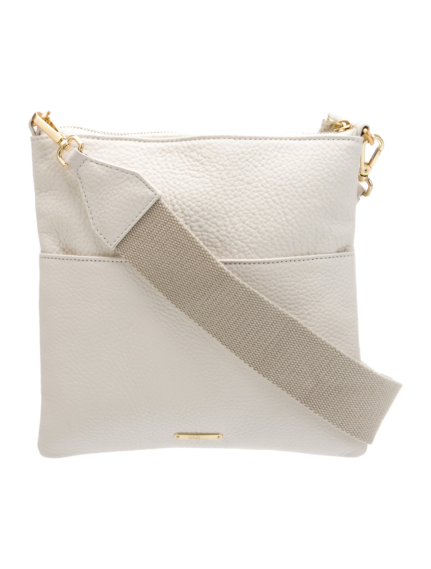 Gigi Leather Messenger Bag