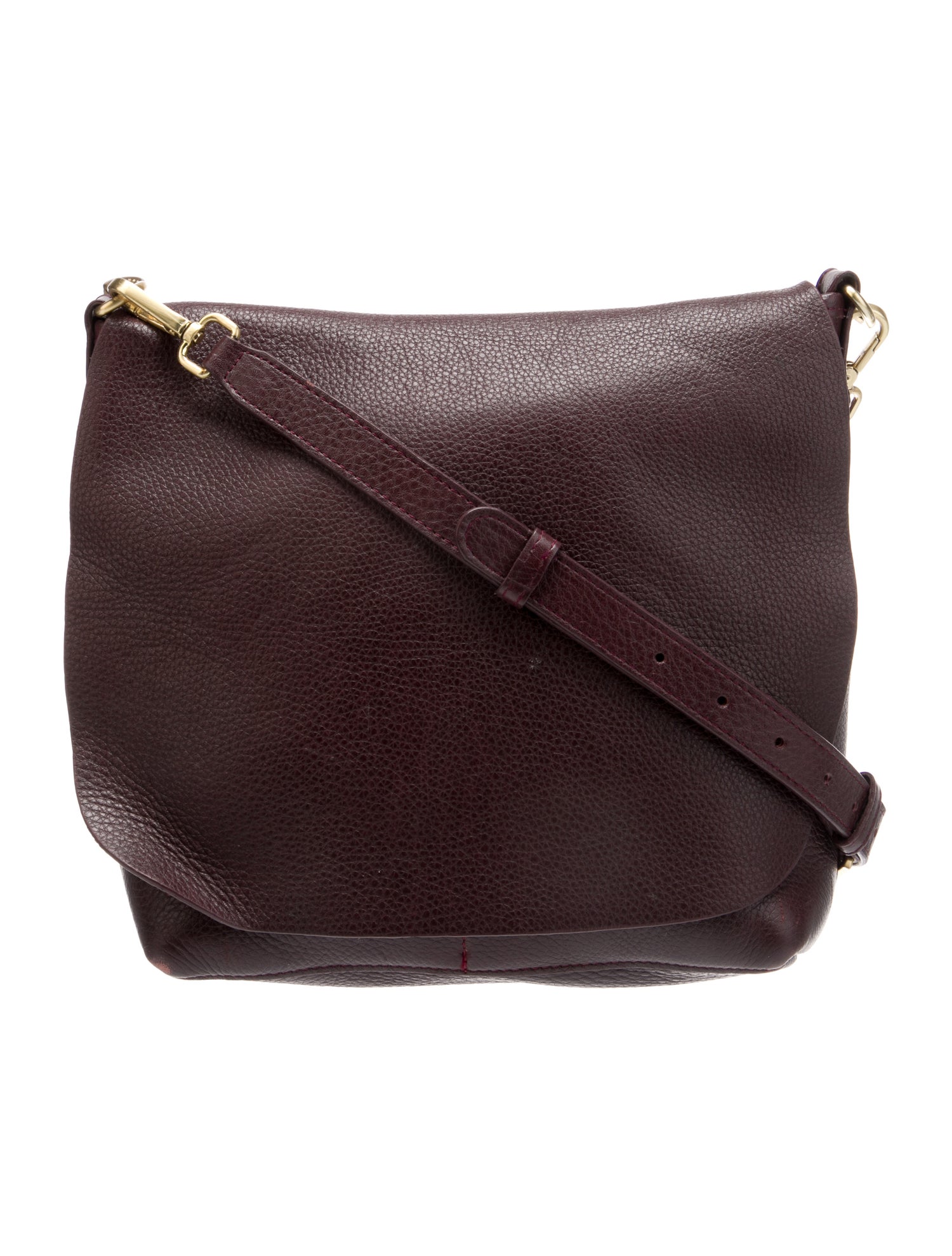 Gigi Leather Messenger Bag